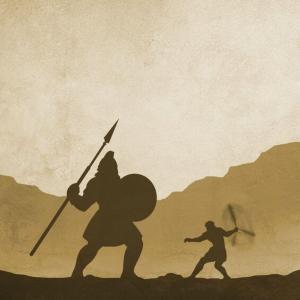 A Different Take on David and Goliath! Short solo episode!