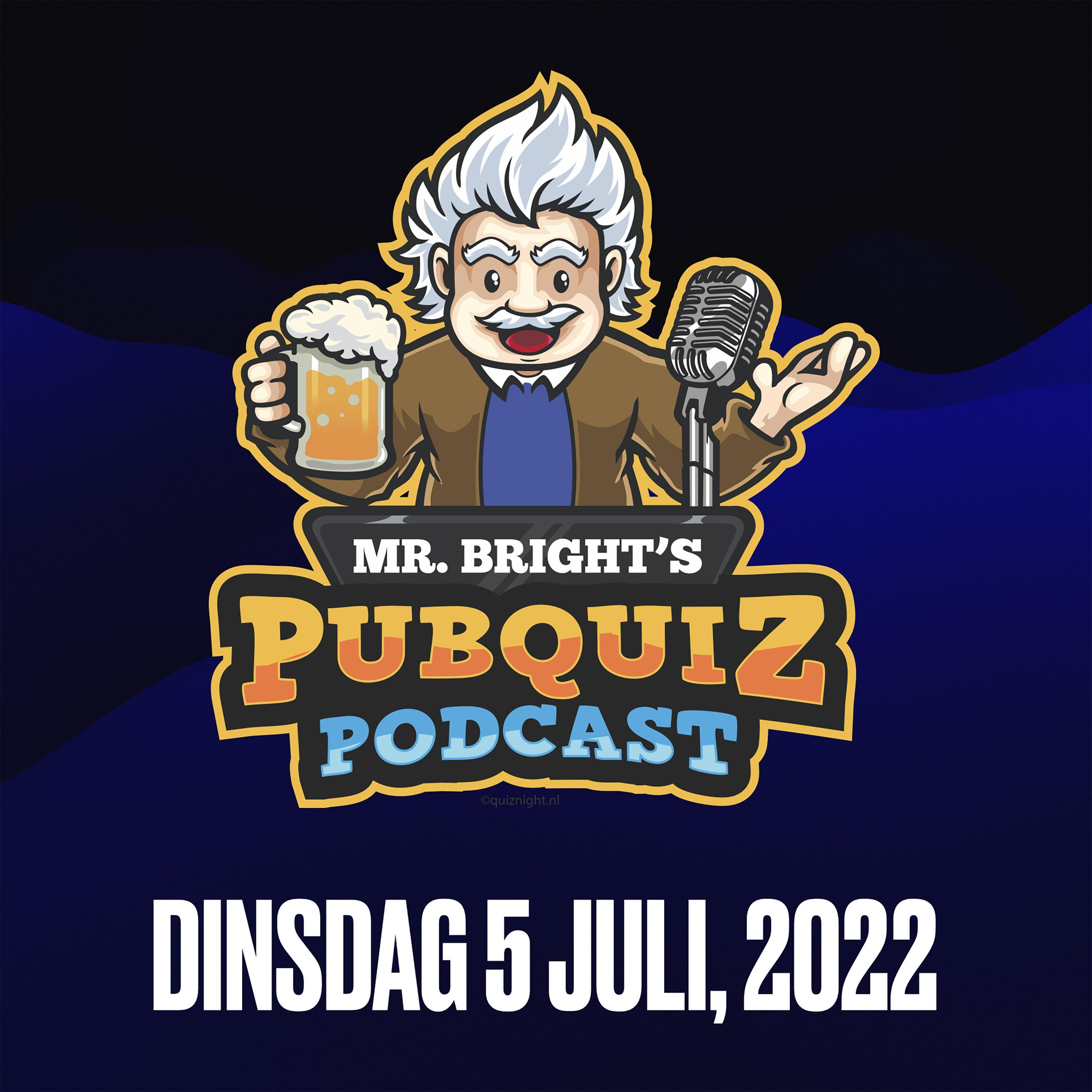 Pubquiz Podcast 5 juli 2022 episode artwork