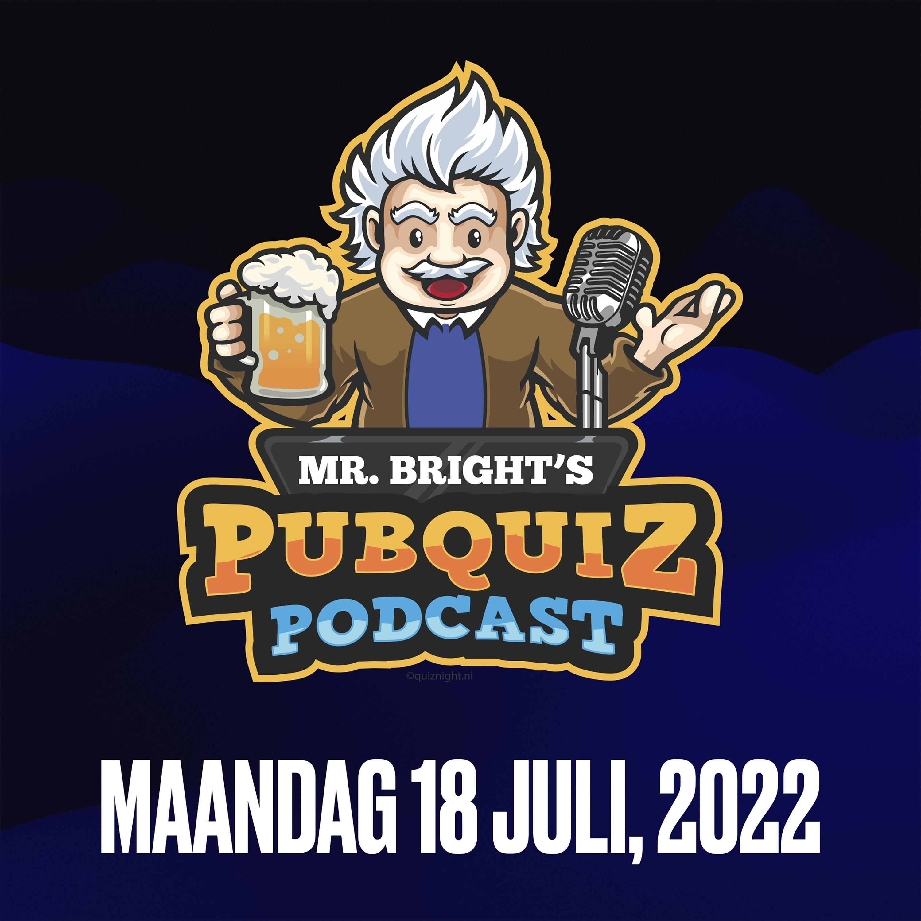 Pubquiz Podcast 18 juli 2022 episode artwork