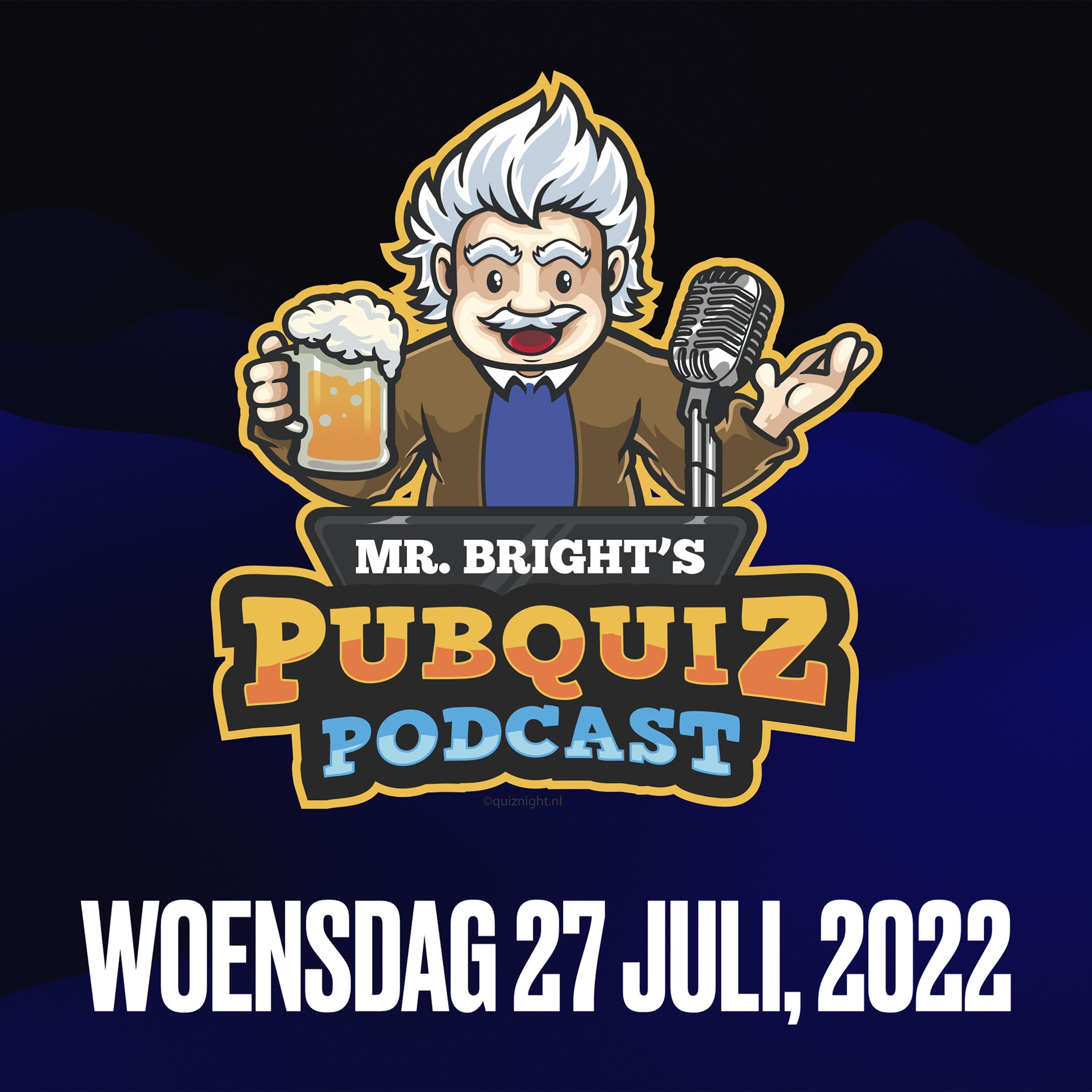 Pubquiz Podcast 27 juli 2022 episode artwork