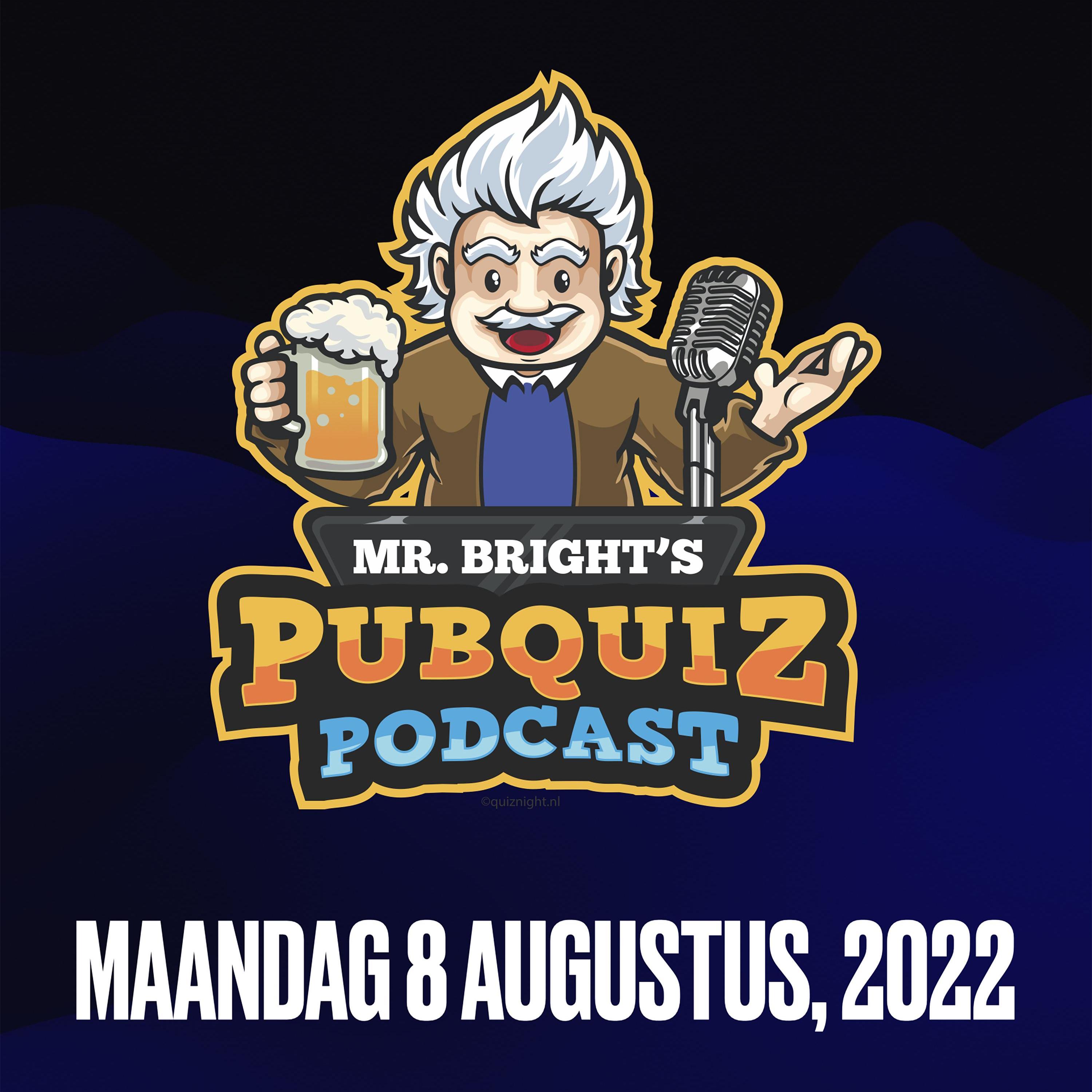 Pubquiz Podcast 8 augustus 2022 episode artwork