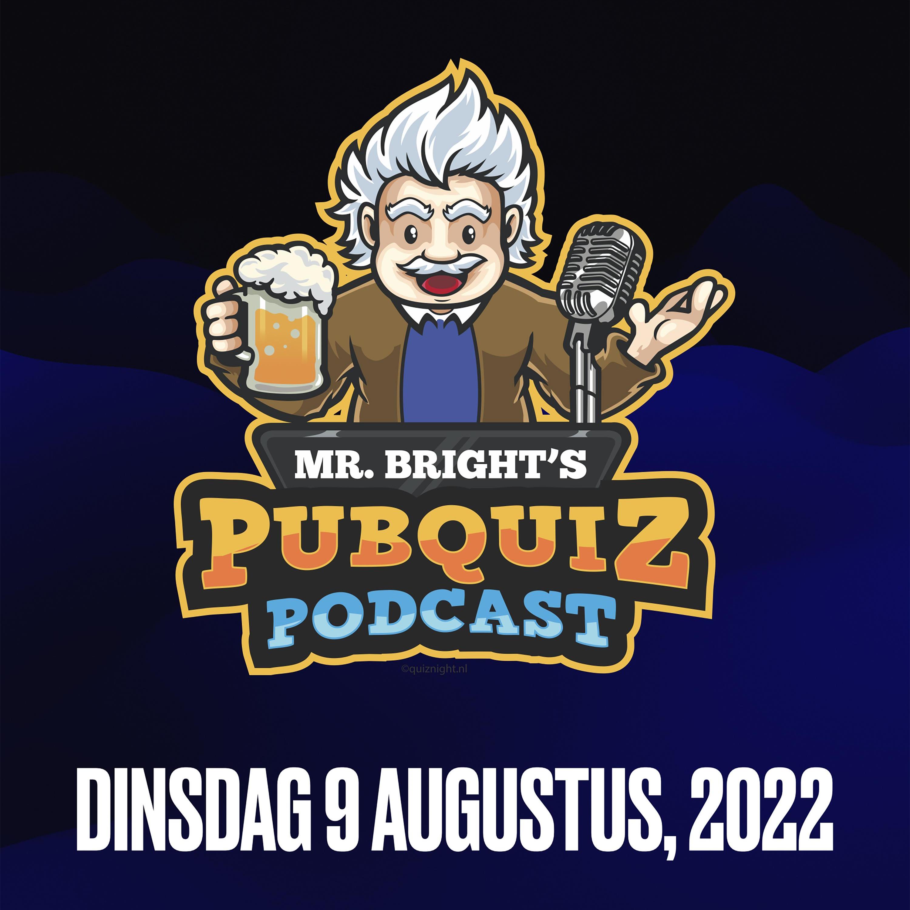 Pubquiz Podcast 9 augustus 2022 episode artwork
