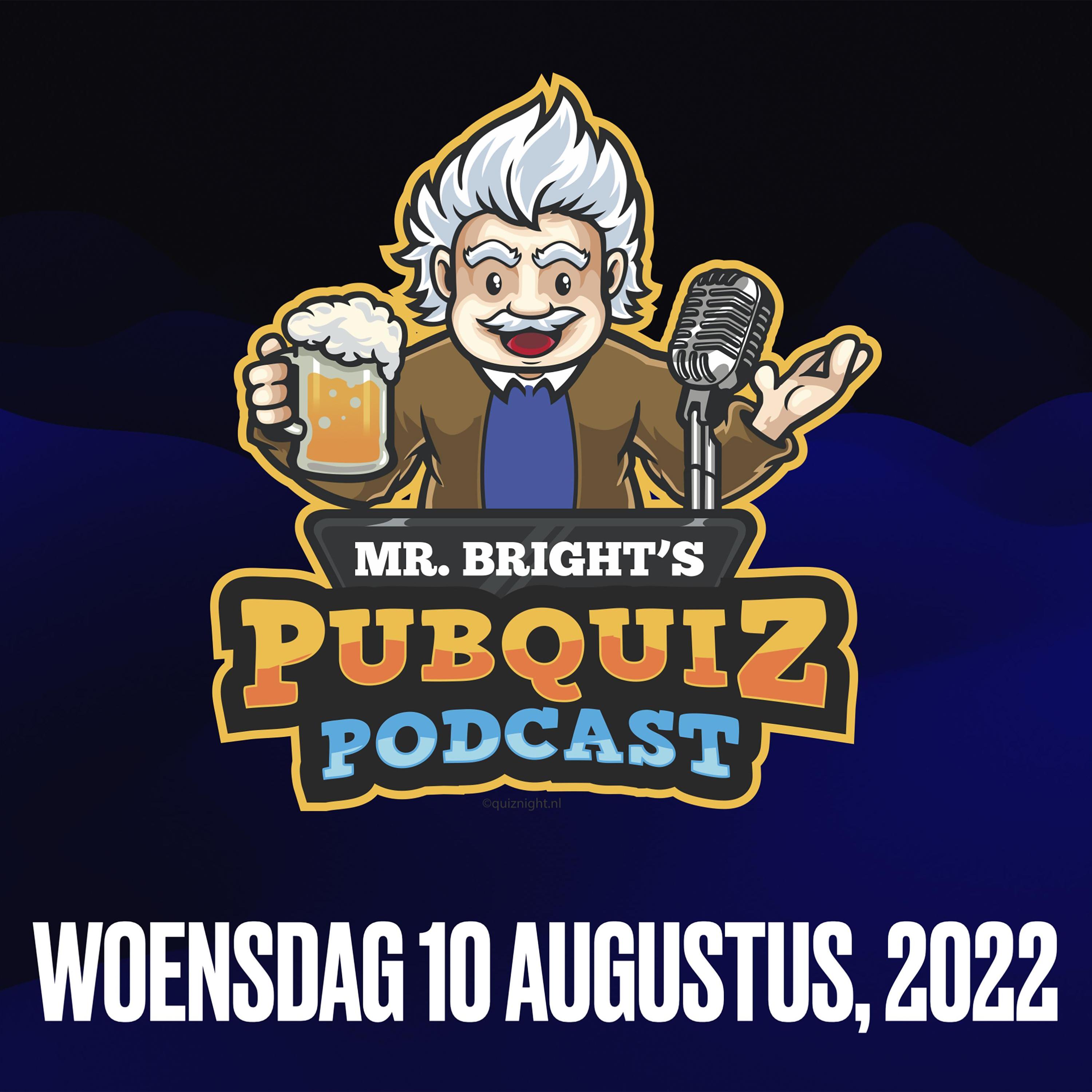 Pubquiz Podcast 10 augustus 2022 episode artwork