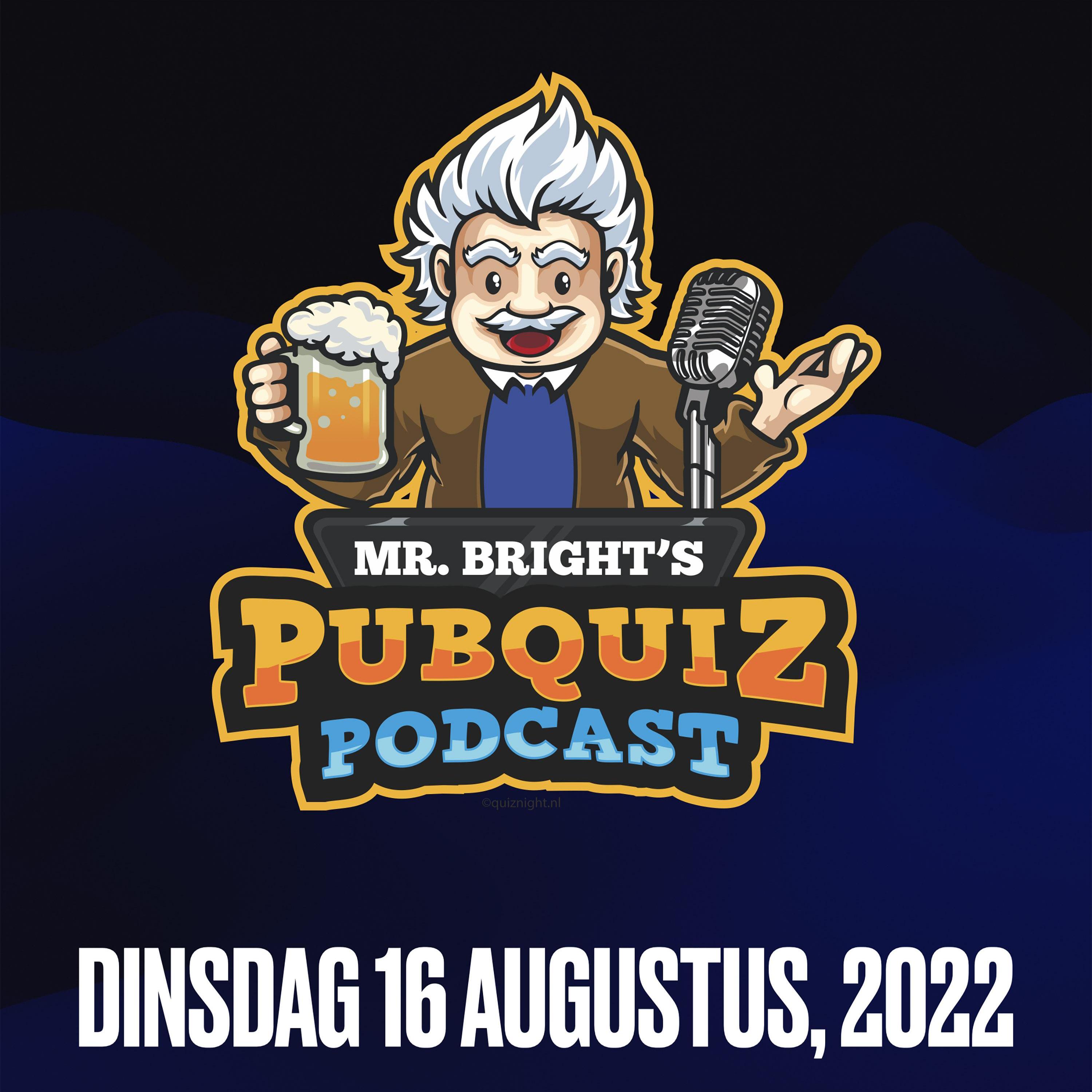 Pubquiz Podcast 16 augustus 2022 episode artwork