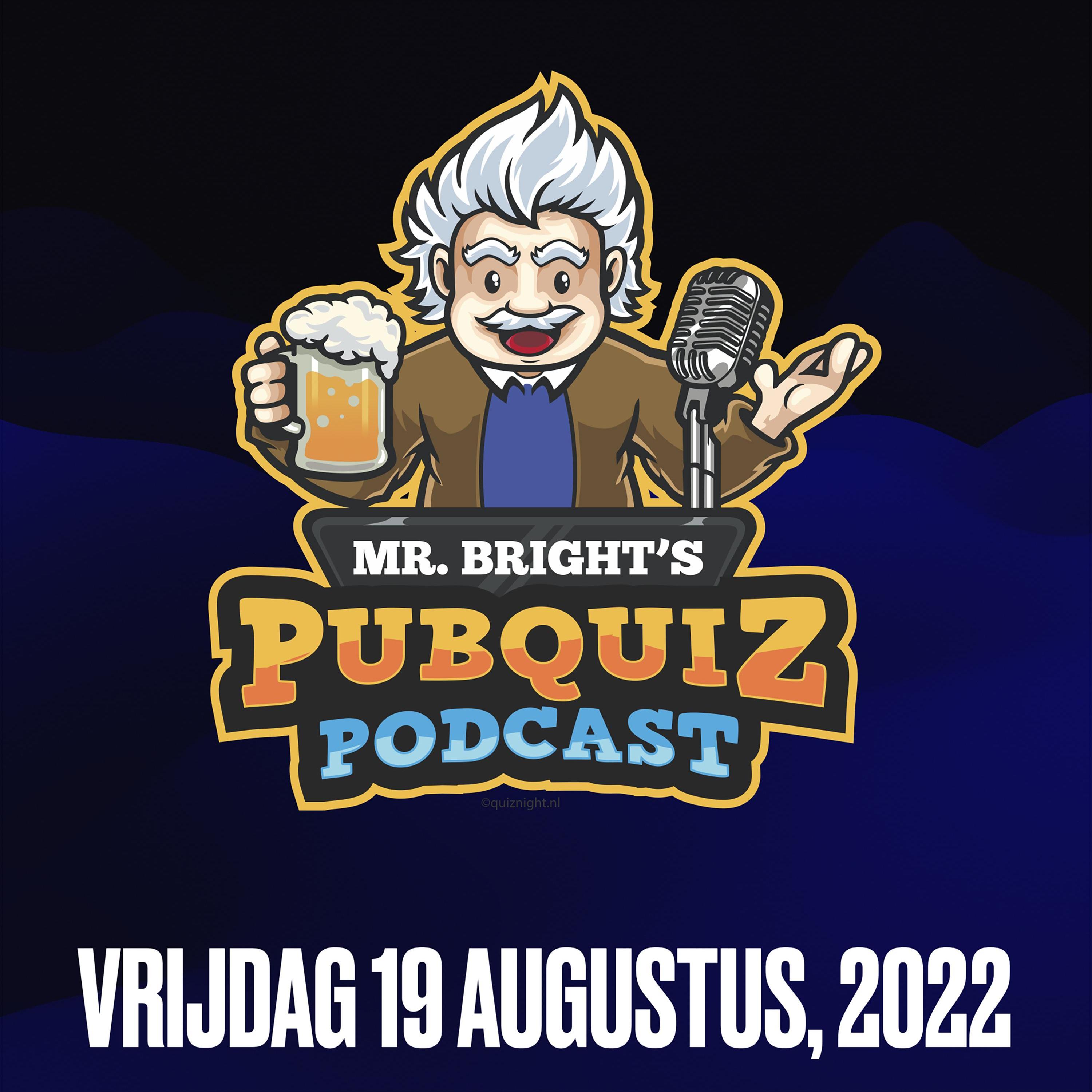 Pubquiz Podcast 19 augustus 2022 episode artwork