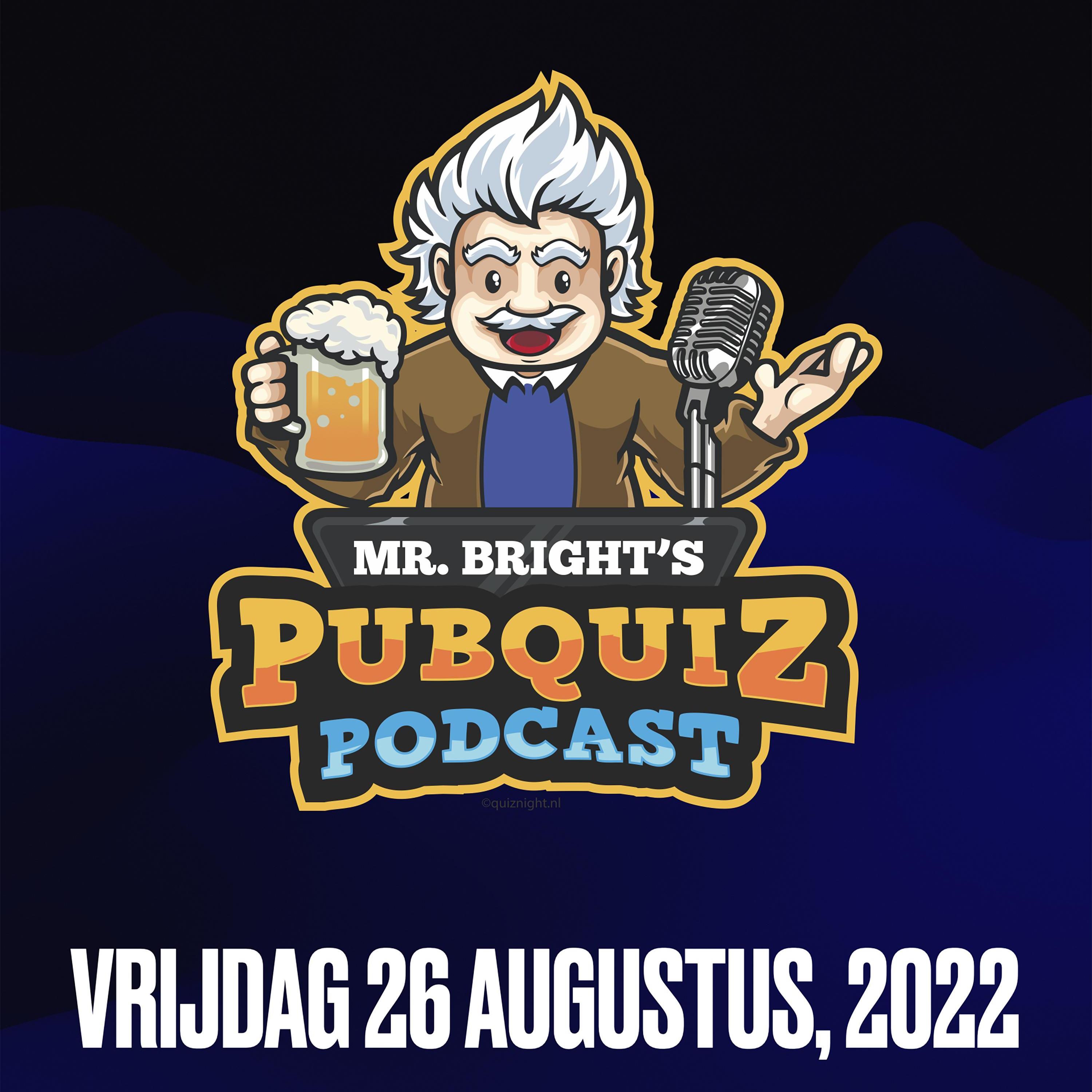 Pubquiz Podcast 26 augustus 2022 episode artwork