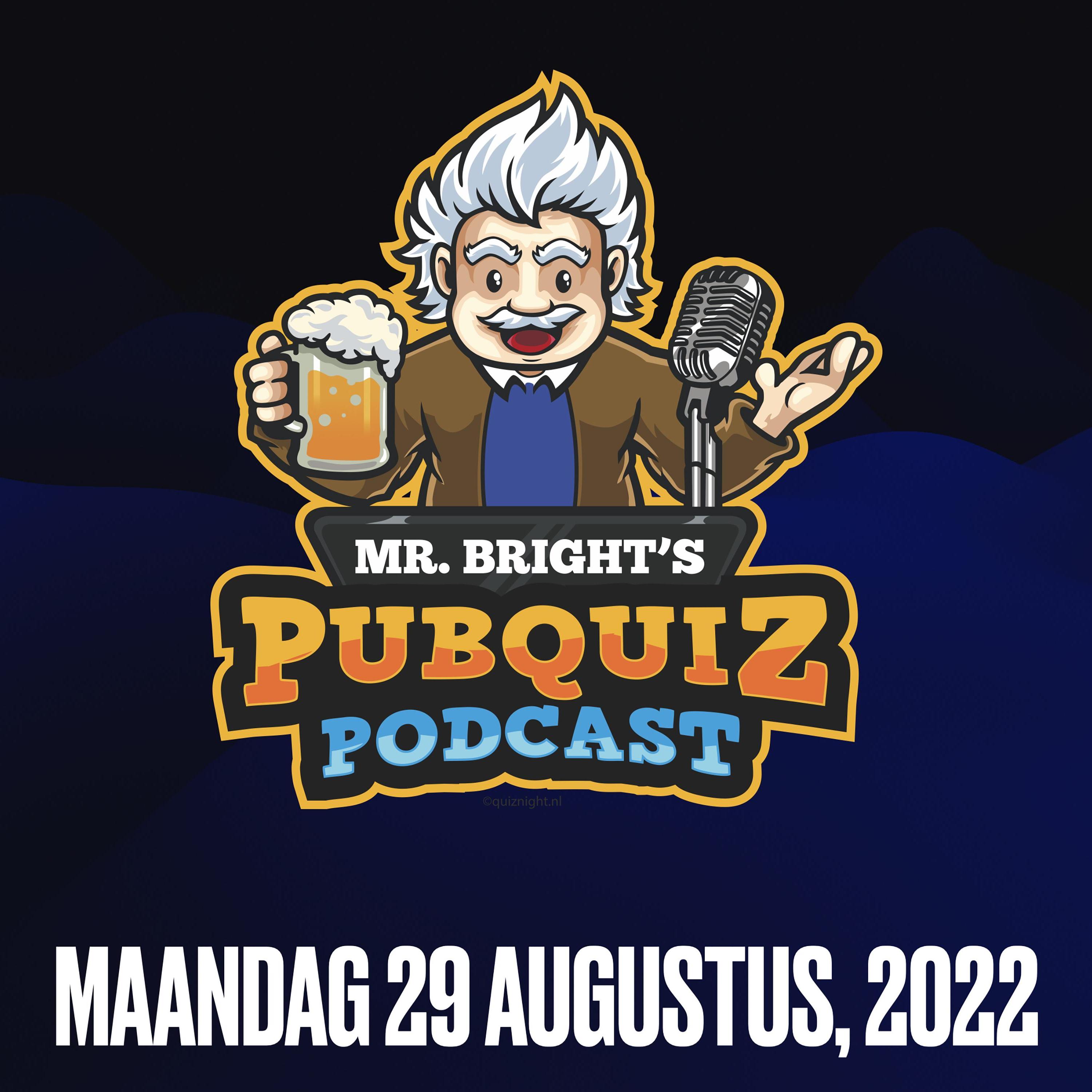 Pubquiz Podcast 29 augustus 2022 episode artwork