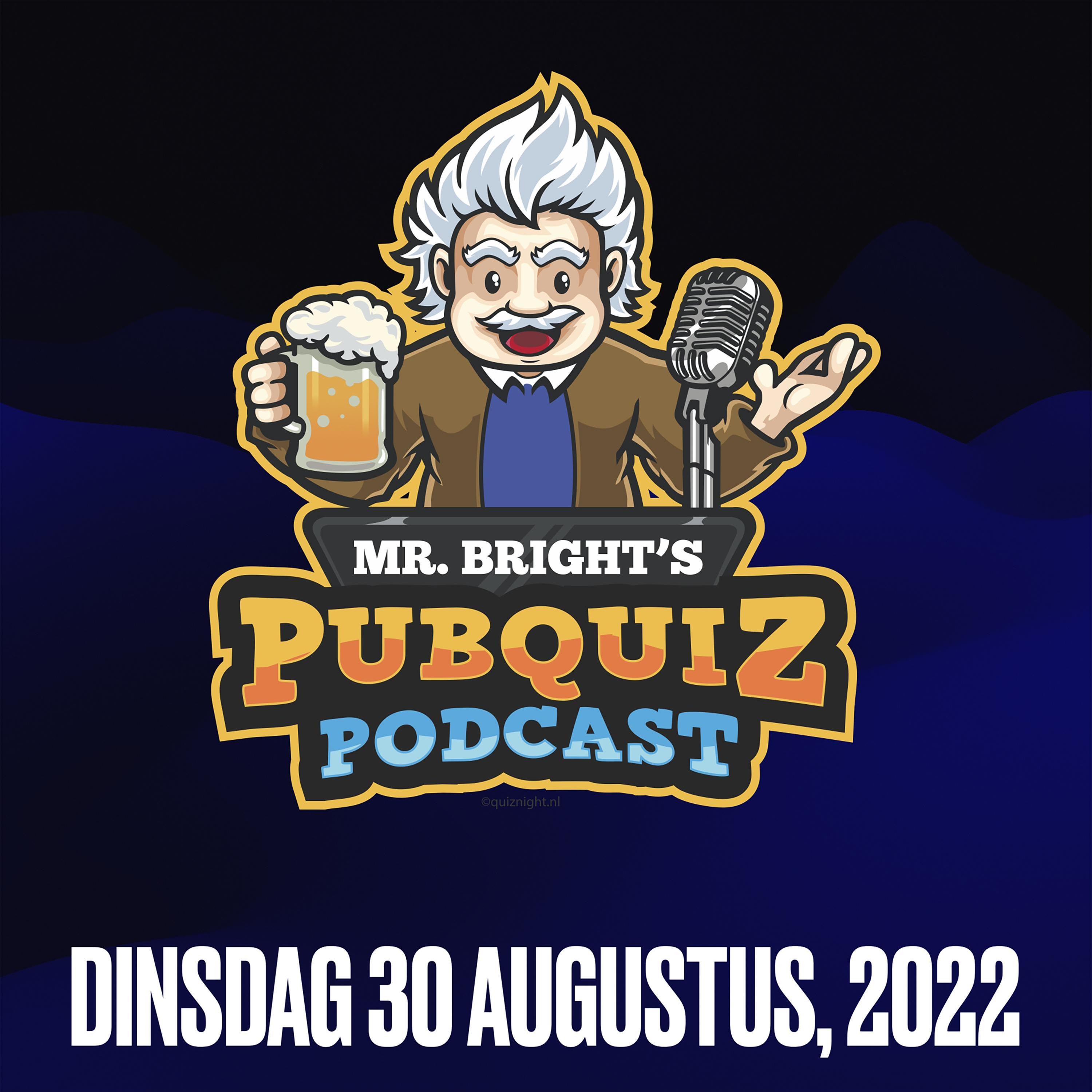 Pubquiz Podcast 30 augustus 2022 episode artwork