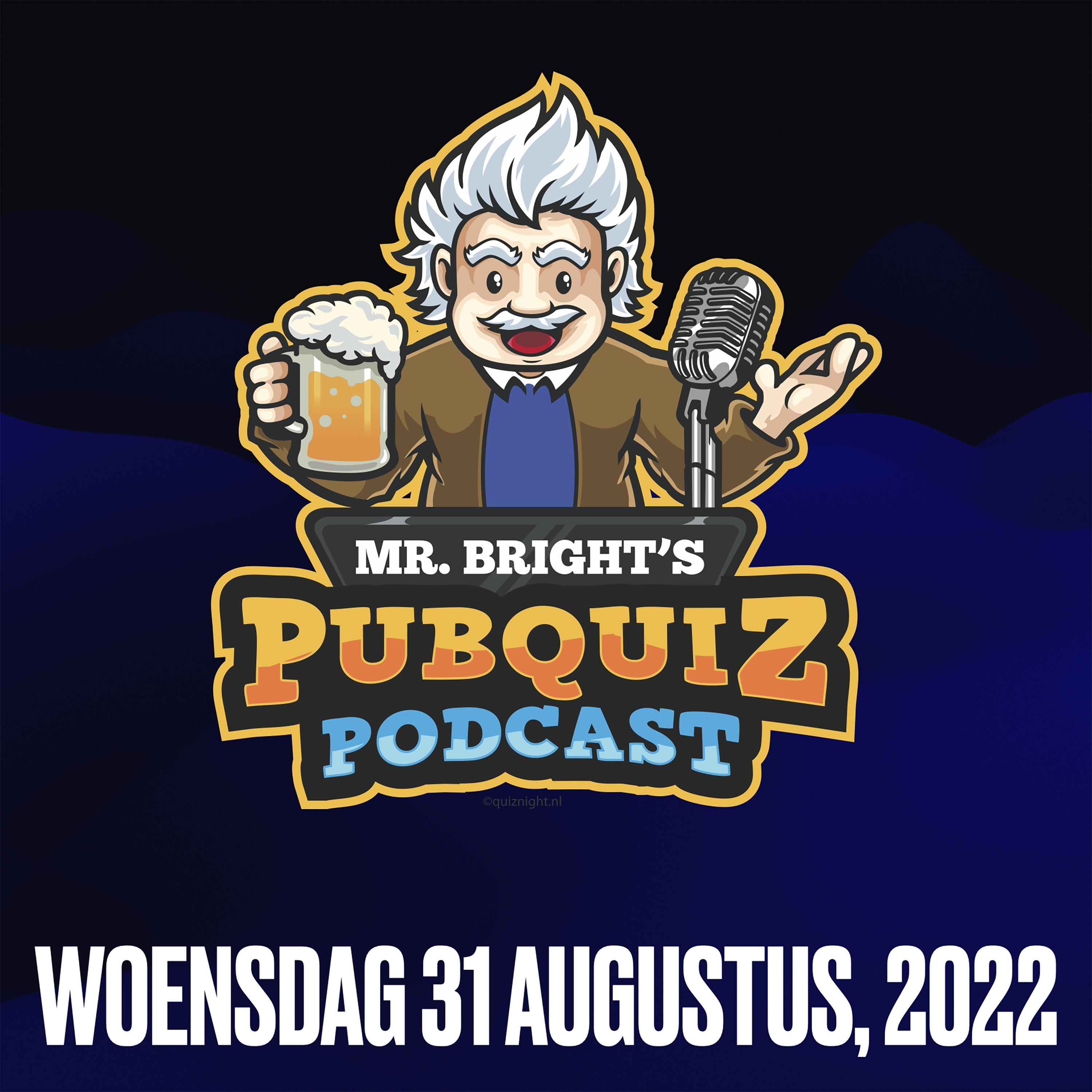 Pubquiz Podcast 31 augustus 2022 episode artwork