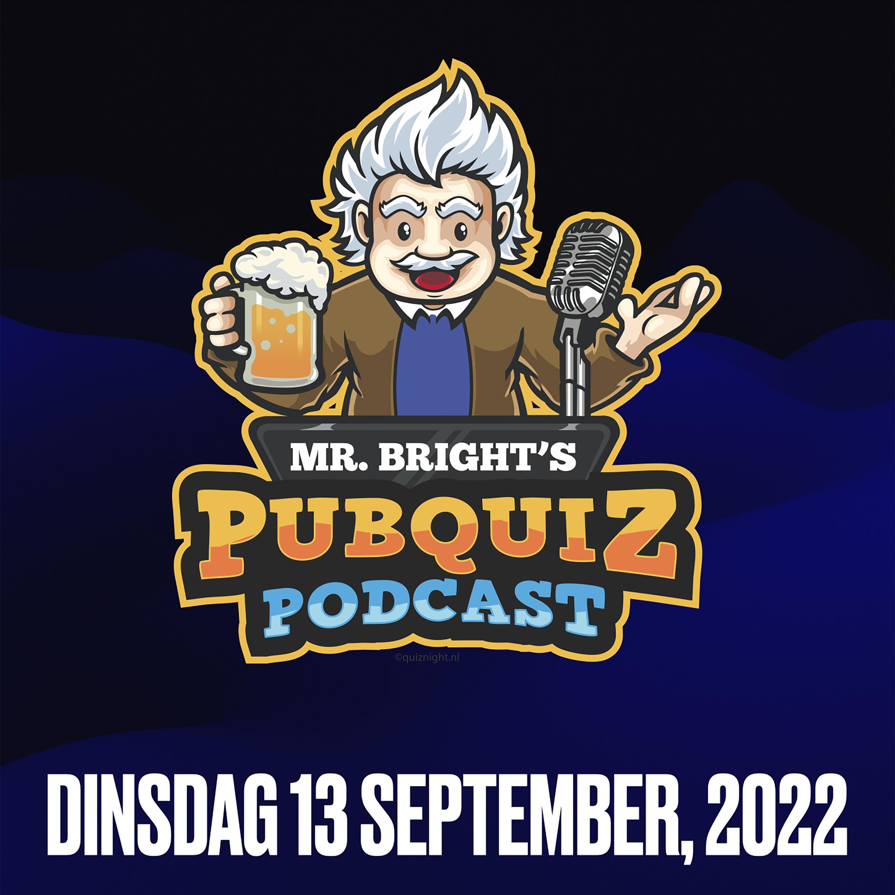Pubquiz Podcast 13 september 2022 episode artwork
