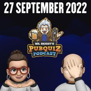 Pubquiz Podcast 27 september 2022