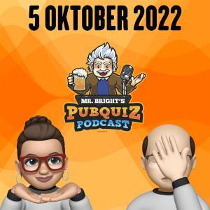 Pubquiz Podcast 5 oktober 2022