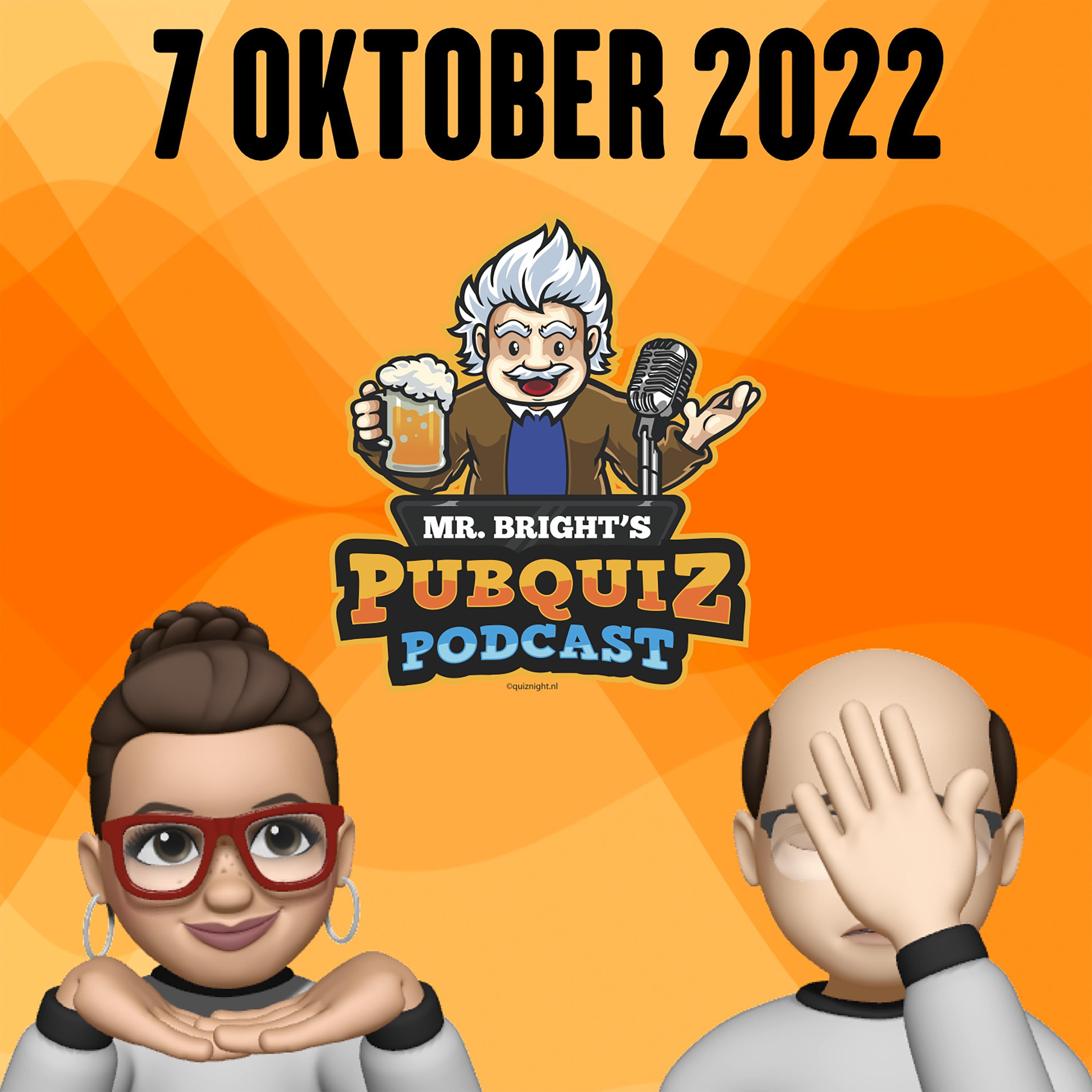 Pubquiz Podcast 7 oktober 2022 episode artwork