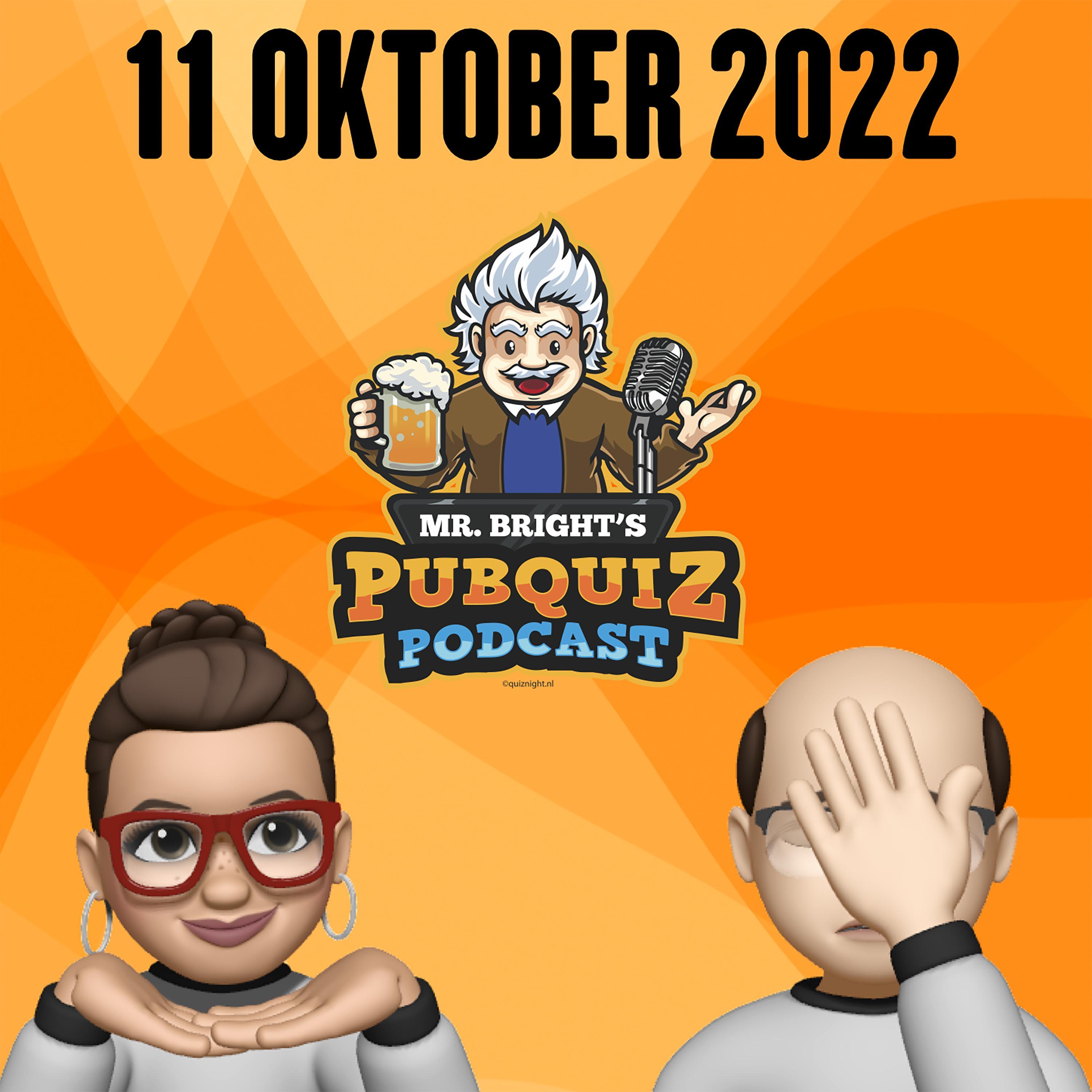 Pubquiz Podcast 11 oktober 2022 episode artwork