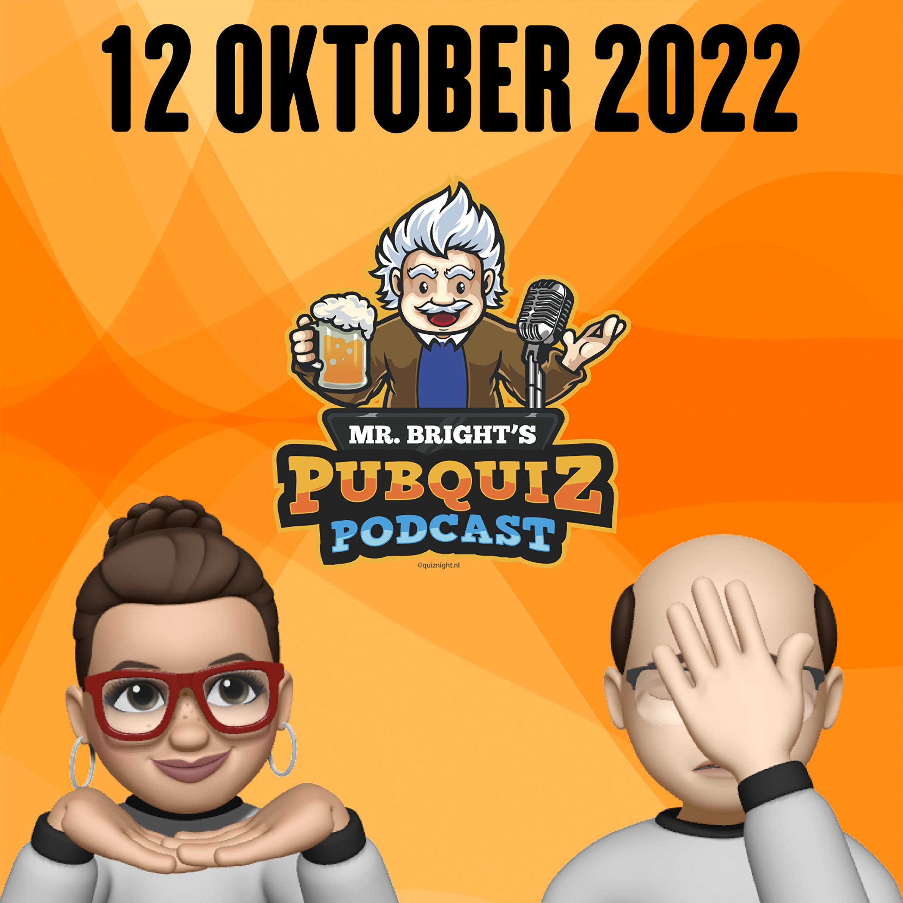 Pubquiz Podcast 12 oktober 2022 episode artwork