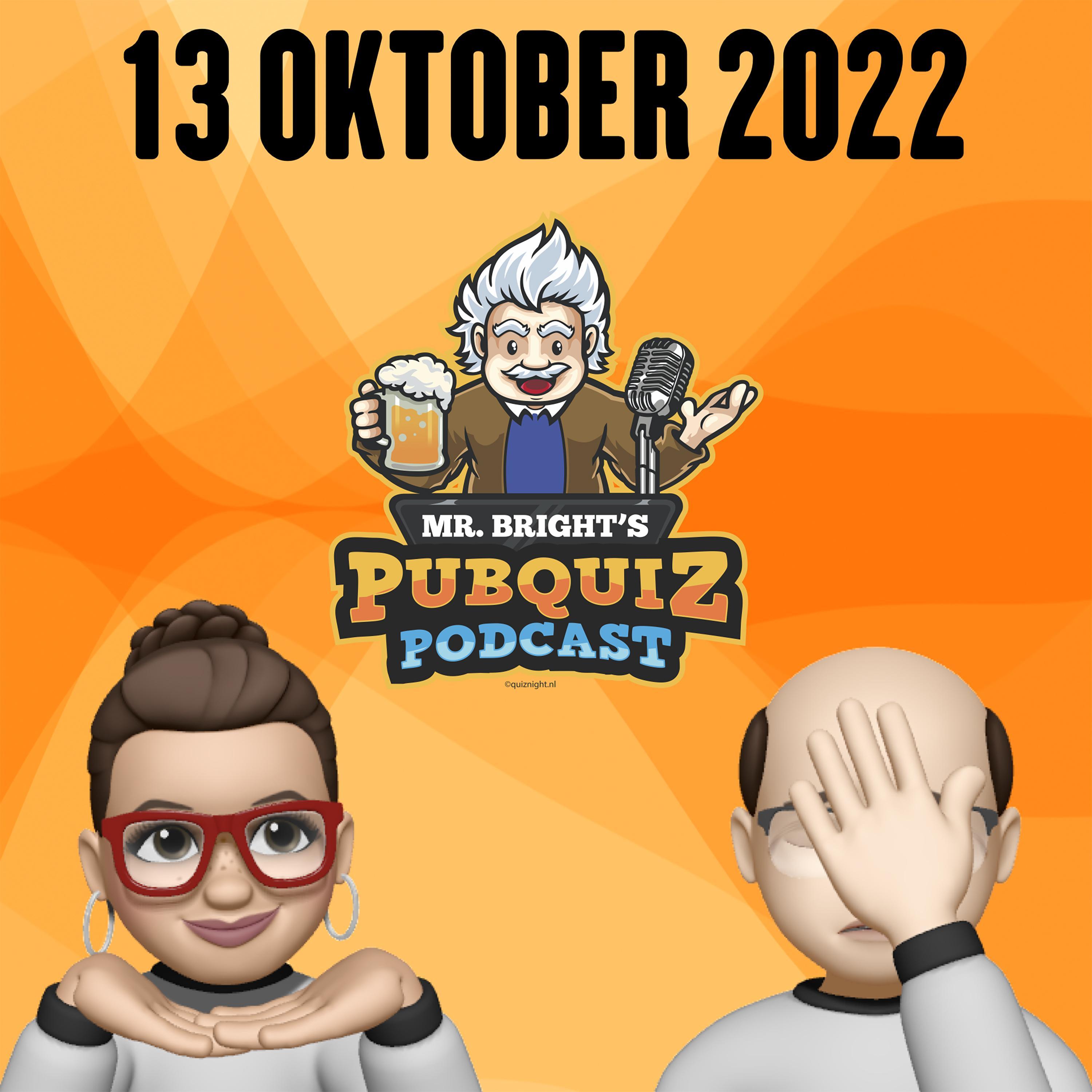 Pubquiz Podcast 13 oktober 2022 episode artwork