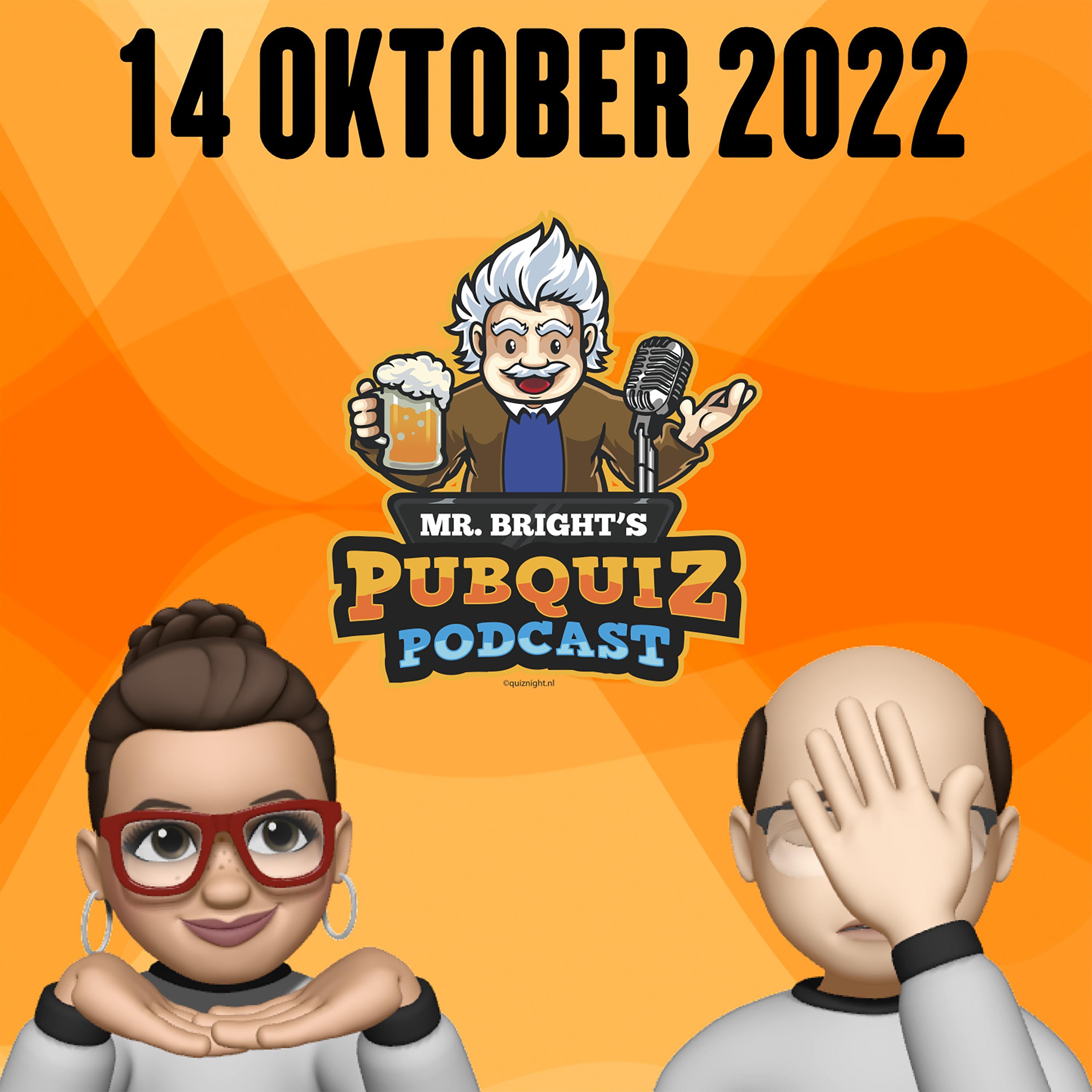 Pubquiz Podcast 14 oktober 2022 episode artwork