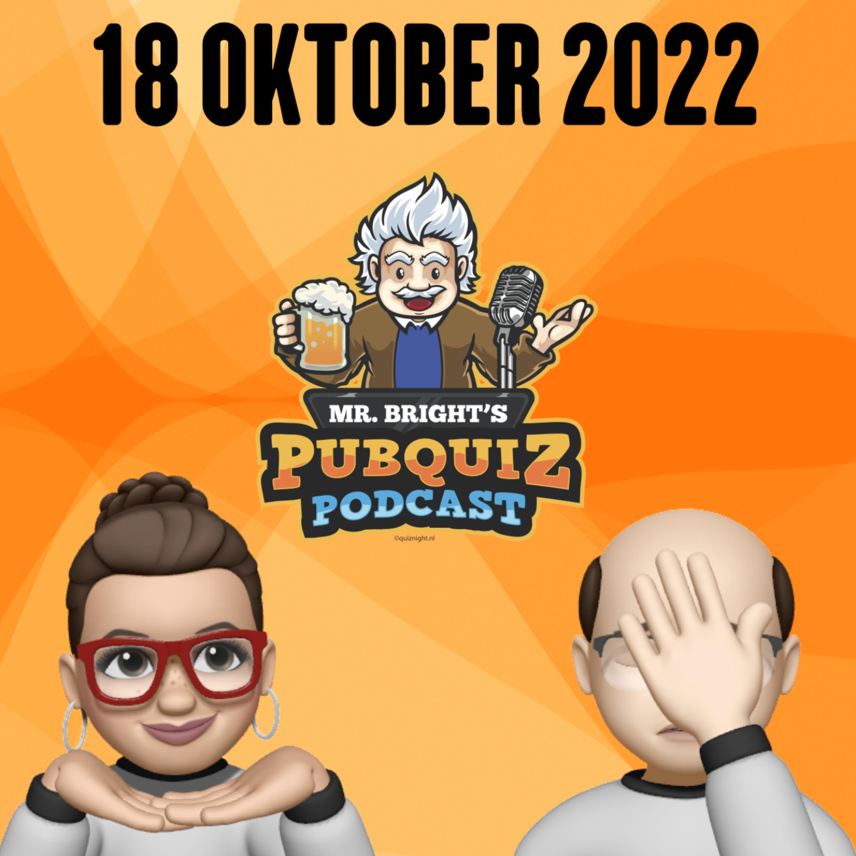 Pubquiz Podcast 18 oktober 2022 episode artwork