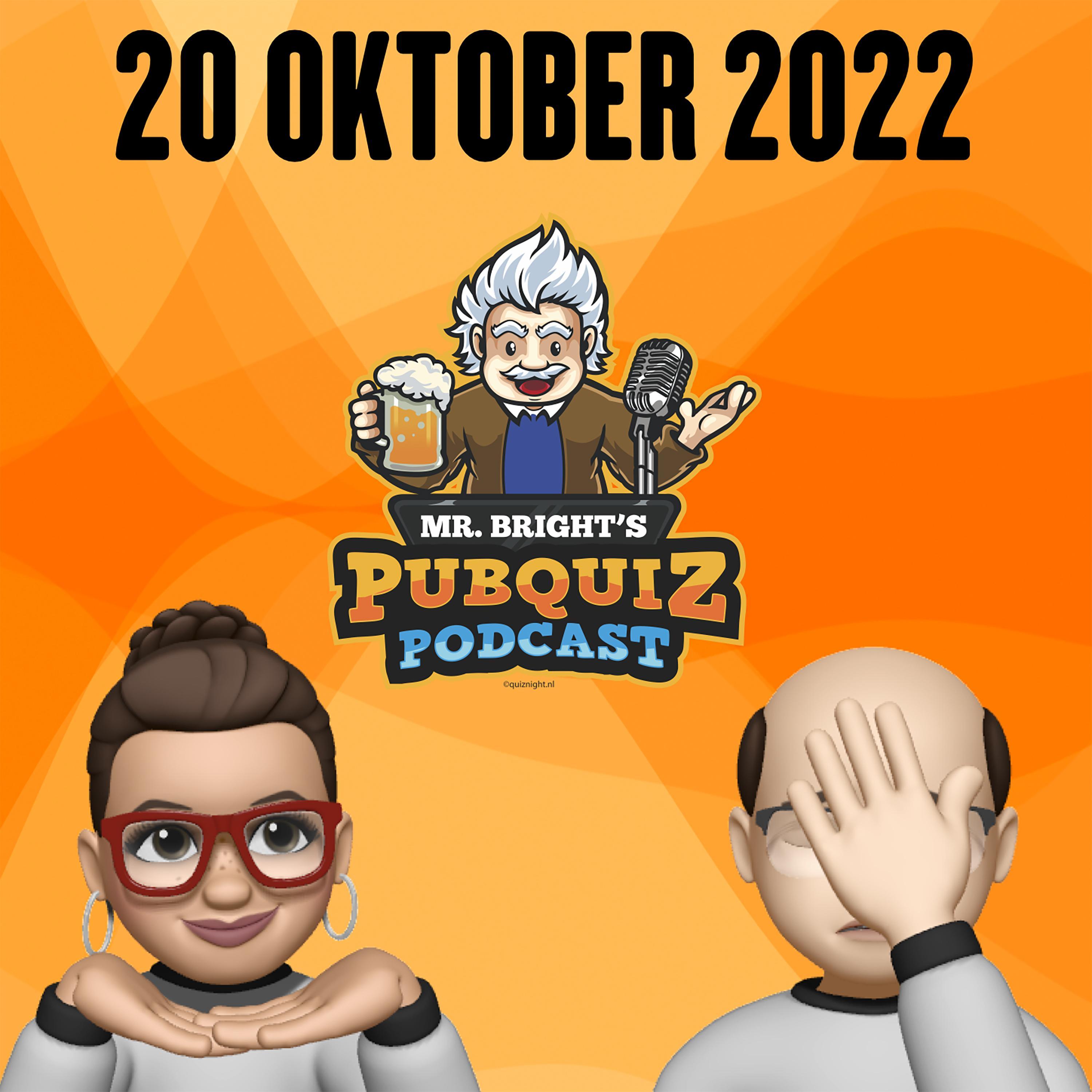 Pubquiz Podcast 20 oktober 2022 episode artwork