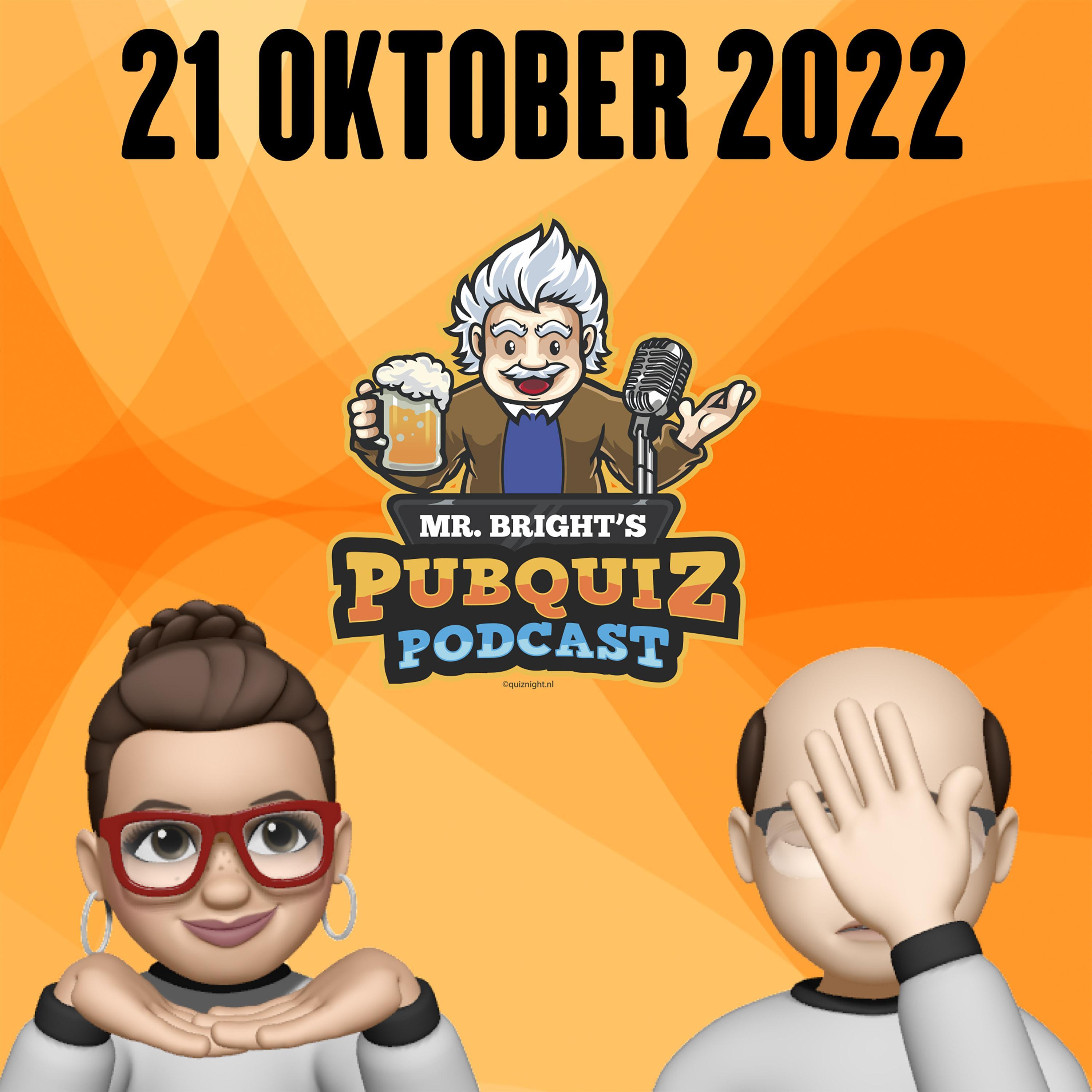 Pubquiz Podcast 21 oktober 2022 episode artwork