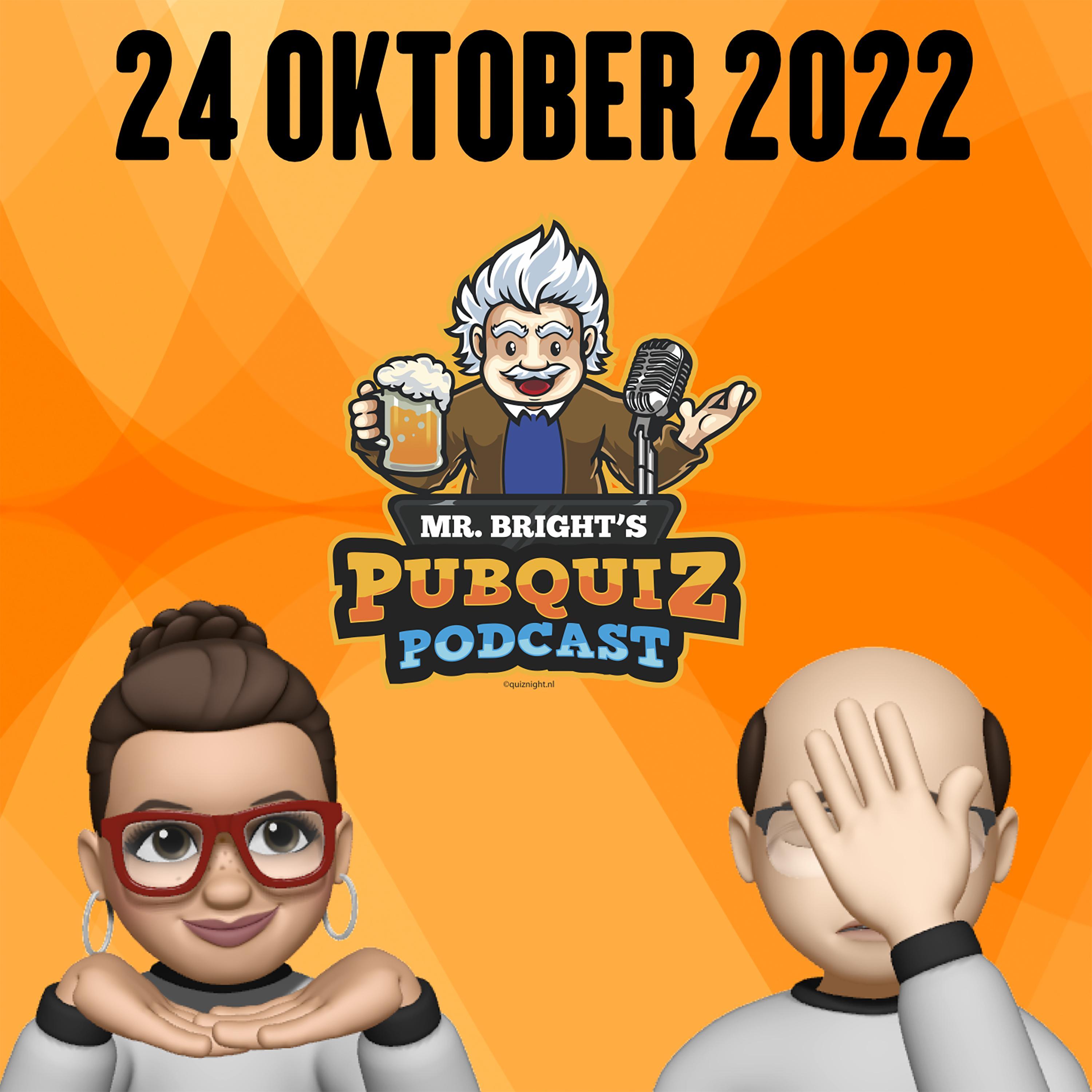 Pubquiz Podcast 24 oktober 2022 episode artwork