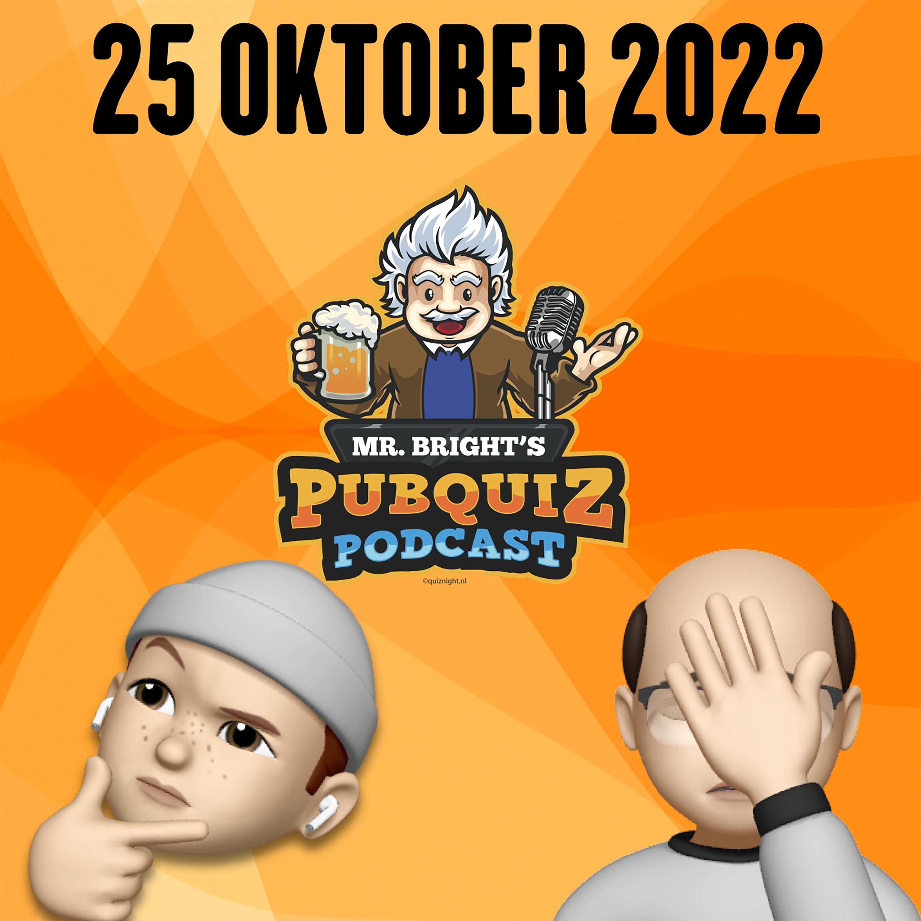 Pubquiz Podcast 25 oktober 2022 episode artwork