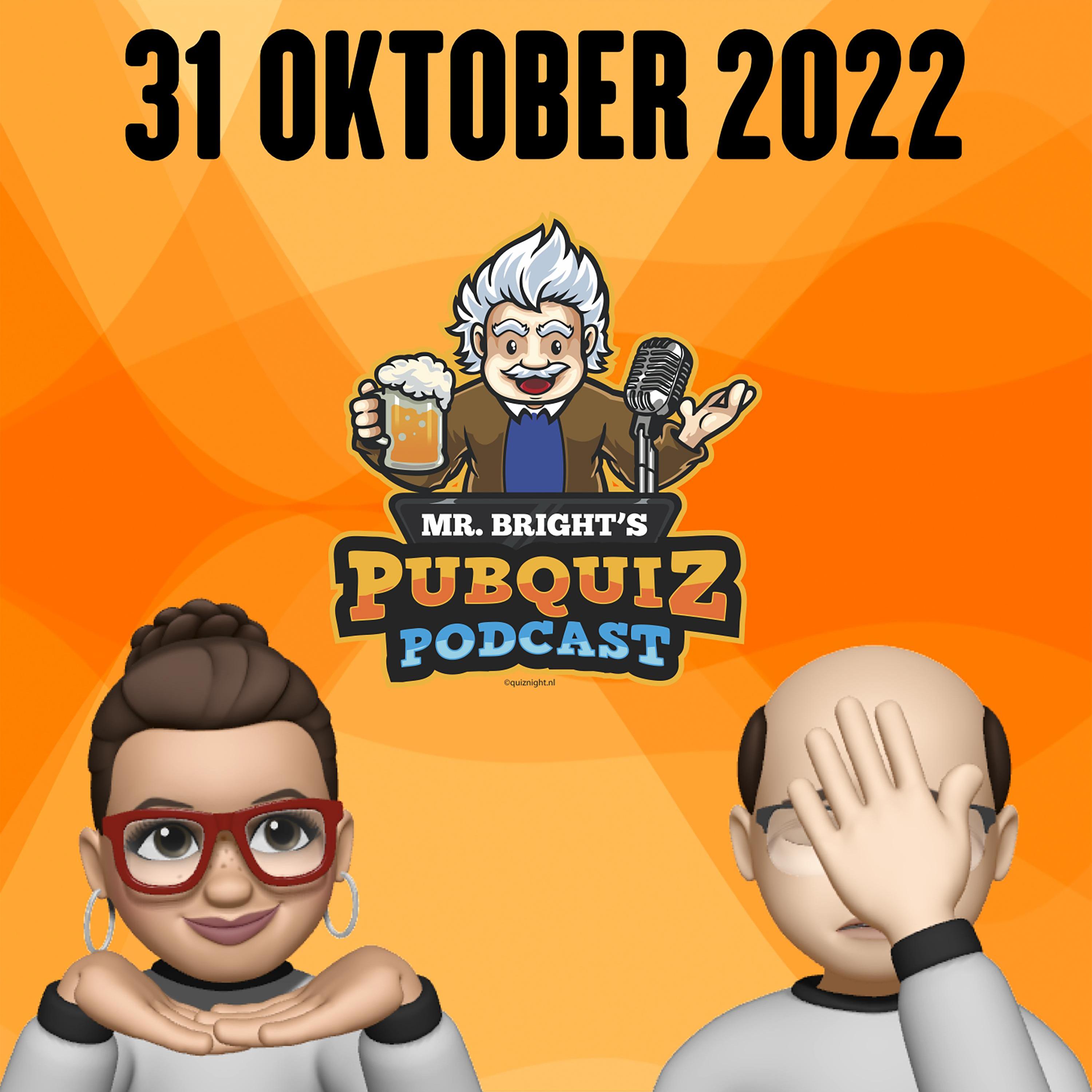Pubquiz Podcast 31 oktober 2022 episode artwork