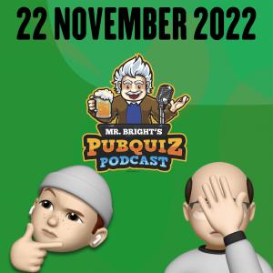 Pubquiz Podcast 22 november 2022