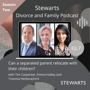 Can a separated parent relocate with their children?