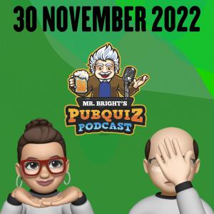 Pubquiz Podcast 30 november 2022