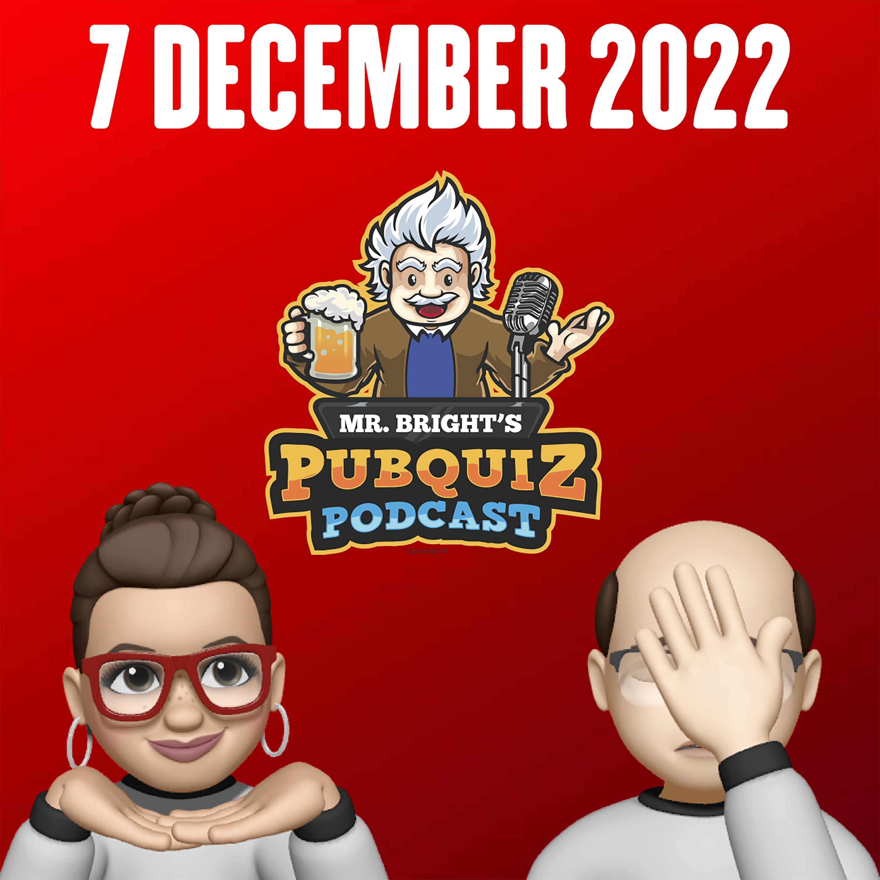 Pubquiz Podcast 7 december 2022 episode artwork