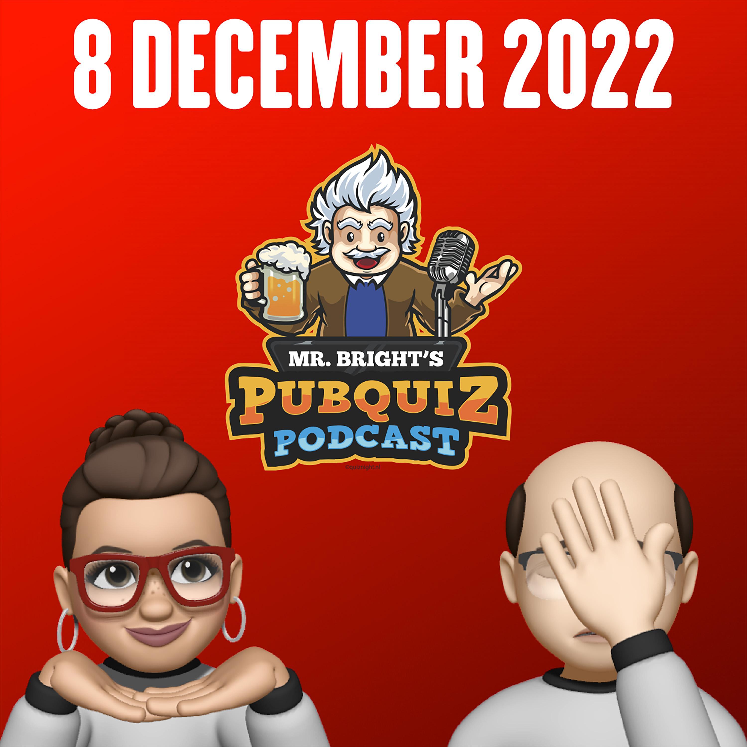 Pubquiz Podcast 8 december 2022 episode artwork
