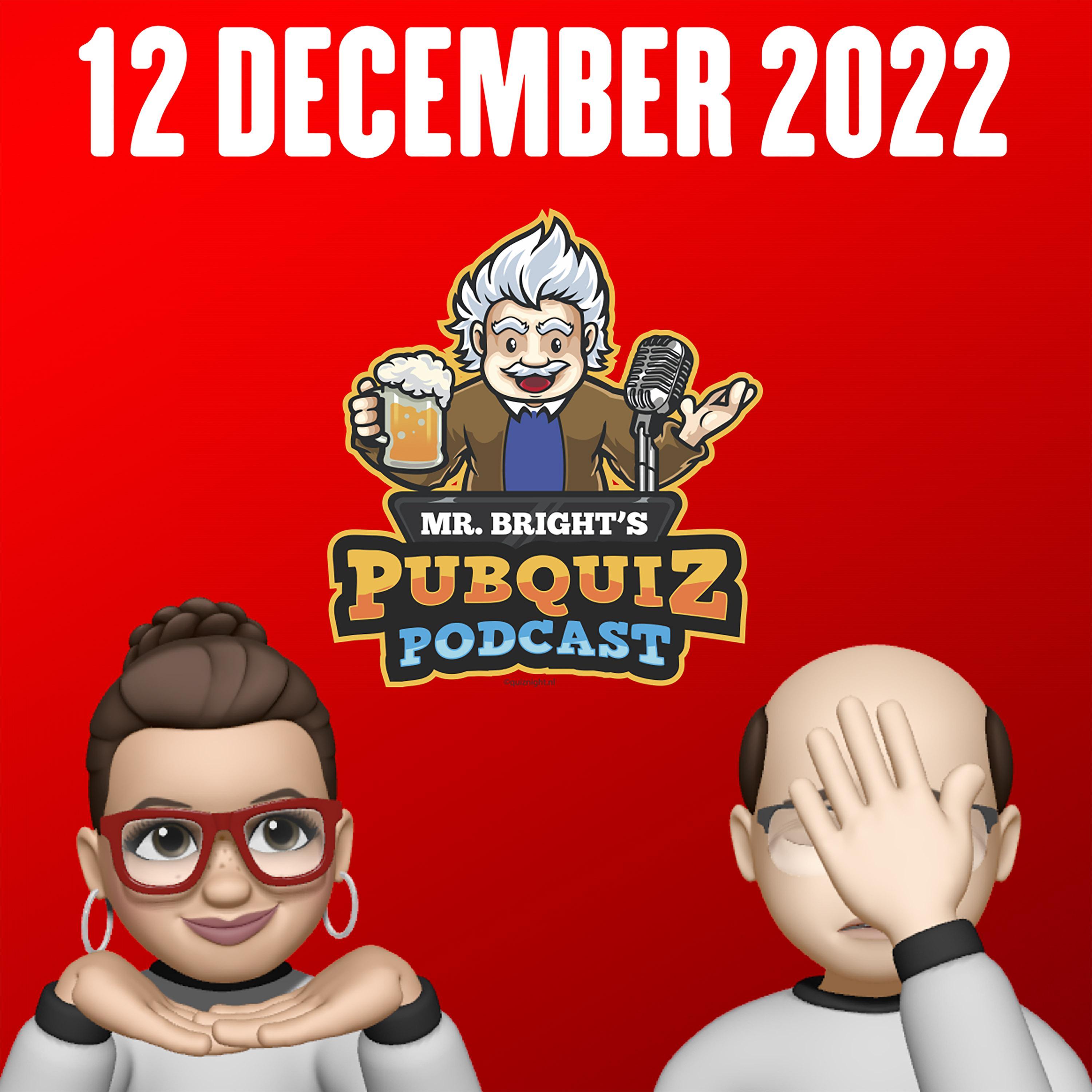 Pubquiz Podcast 12 december 2022 episode artwork