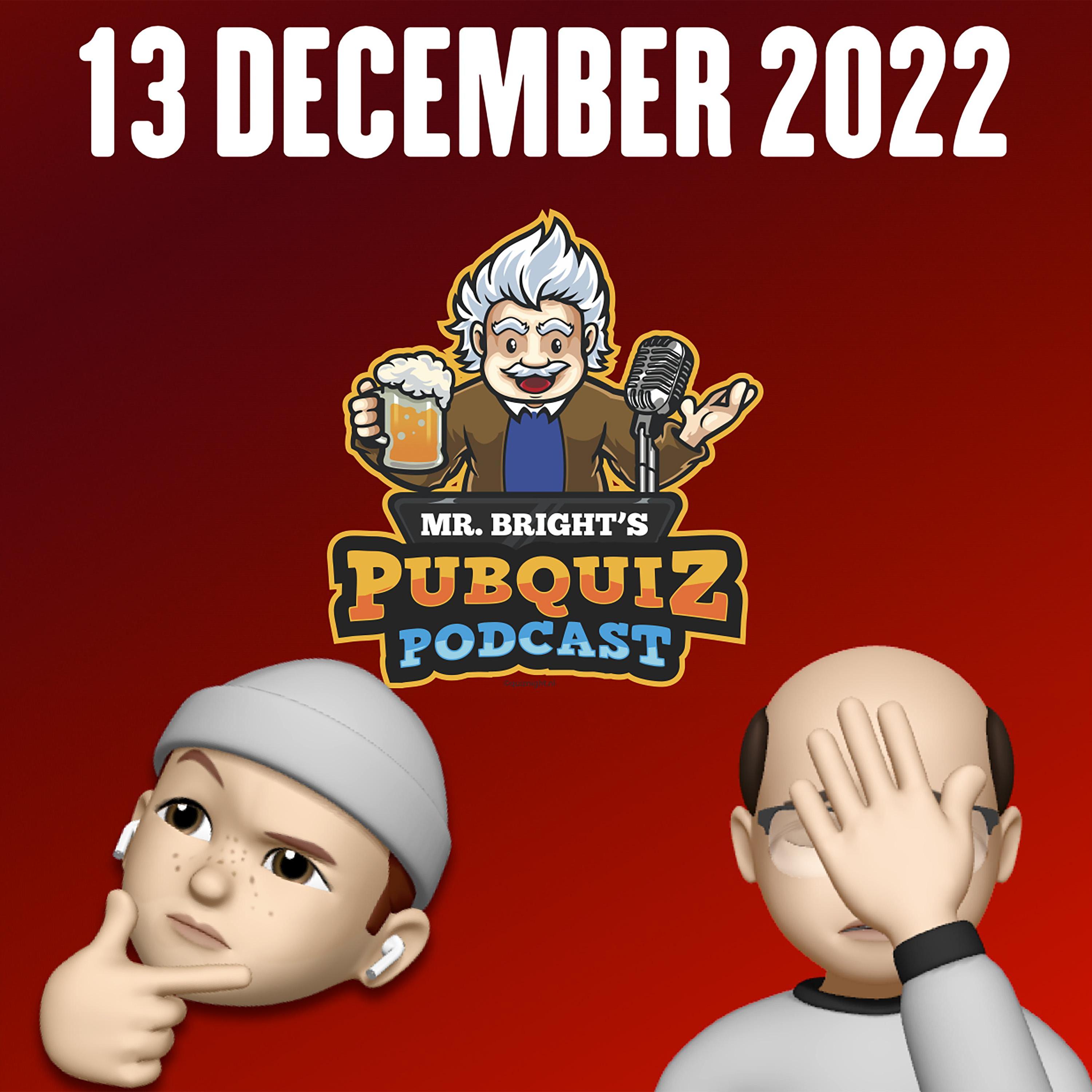 Pubquiz Podcast 13 december 2022 episode artwork
