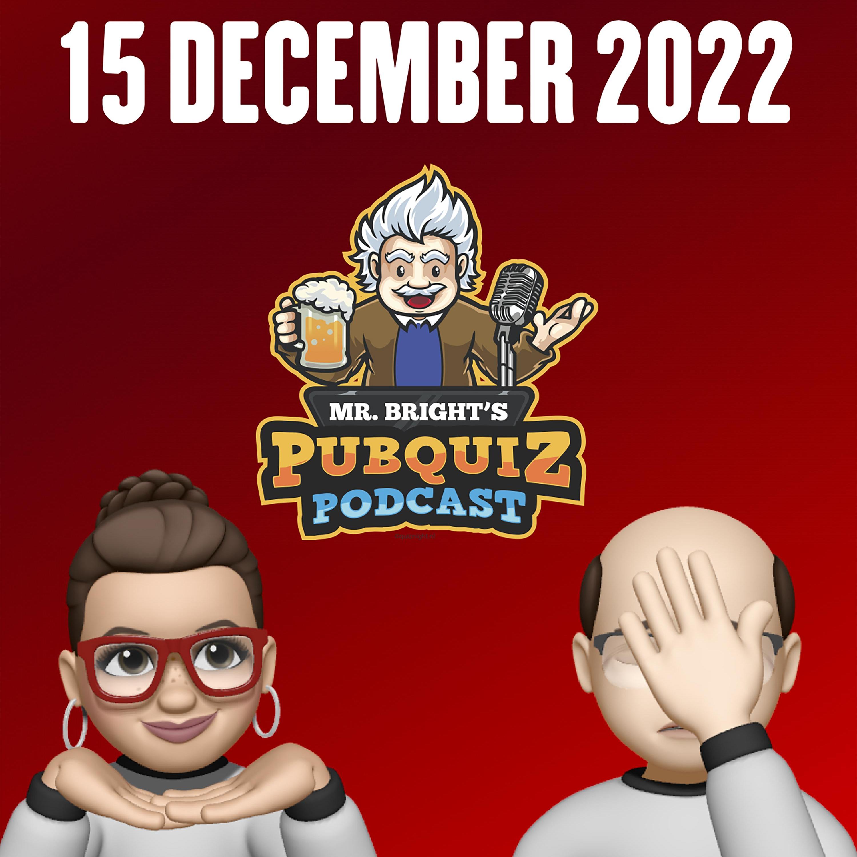 Pubquiz Podcast 15 december 2022 episode artwork