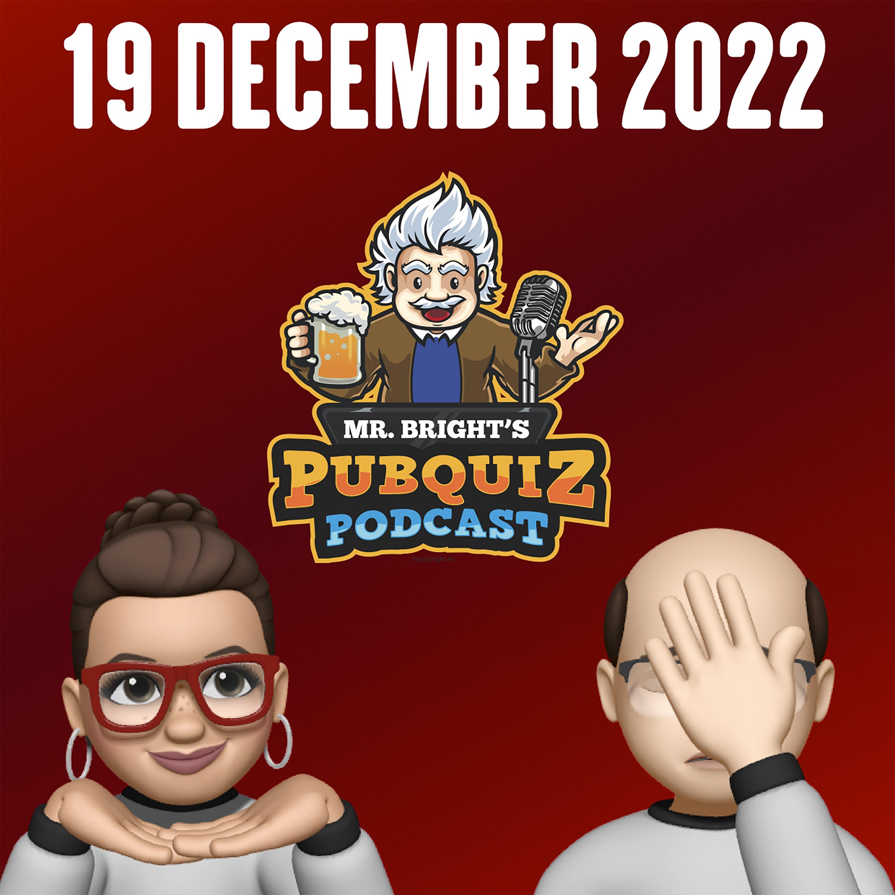 Pubquiz Podcast 19 december 2022 episode artwork