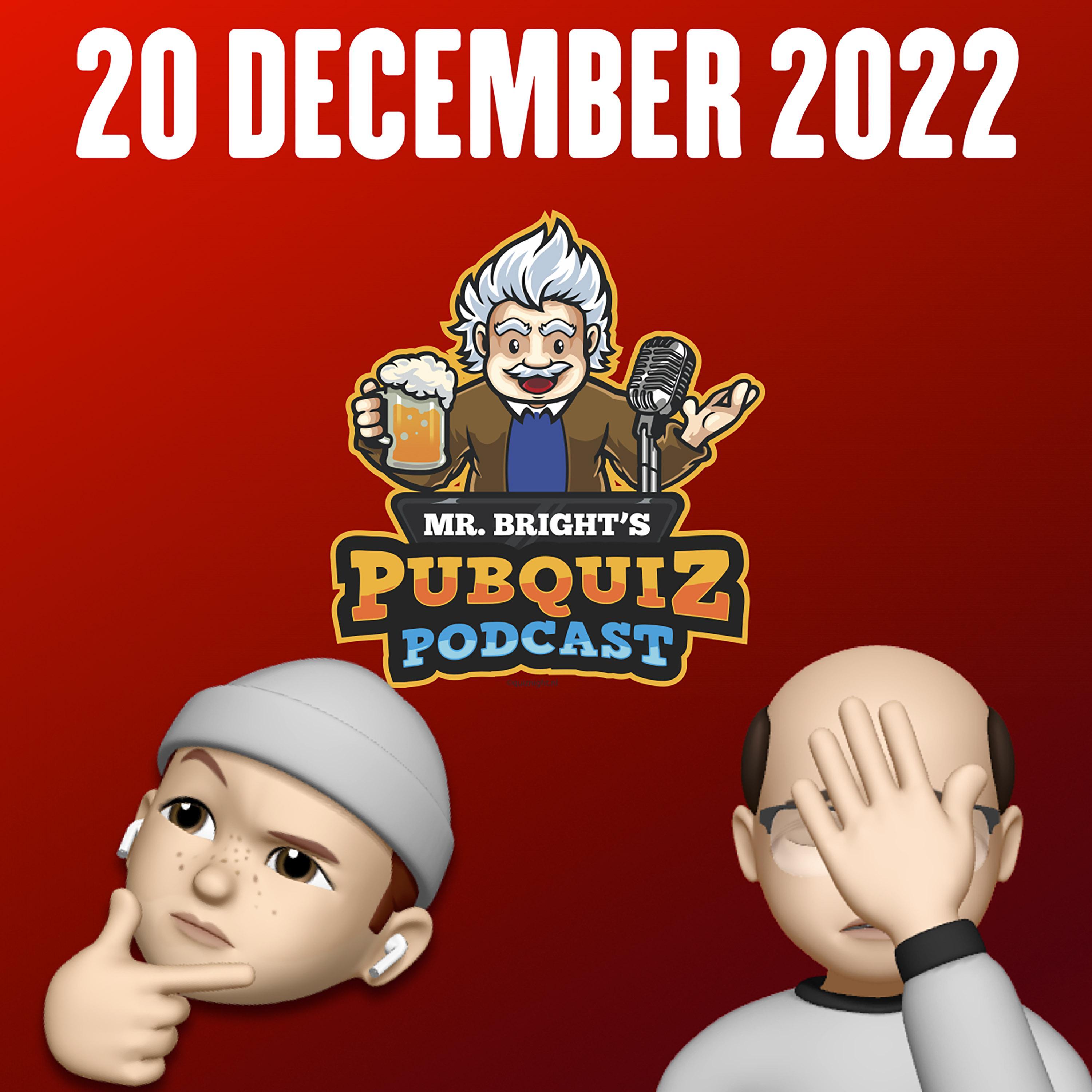 Pubquiz Podcast 20 december 2022 episode artwork