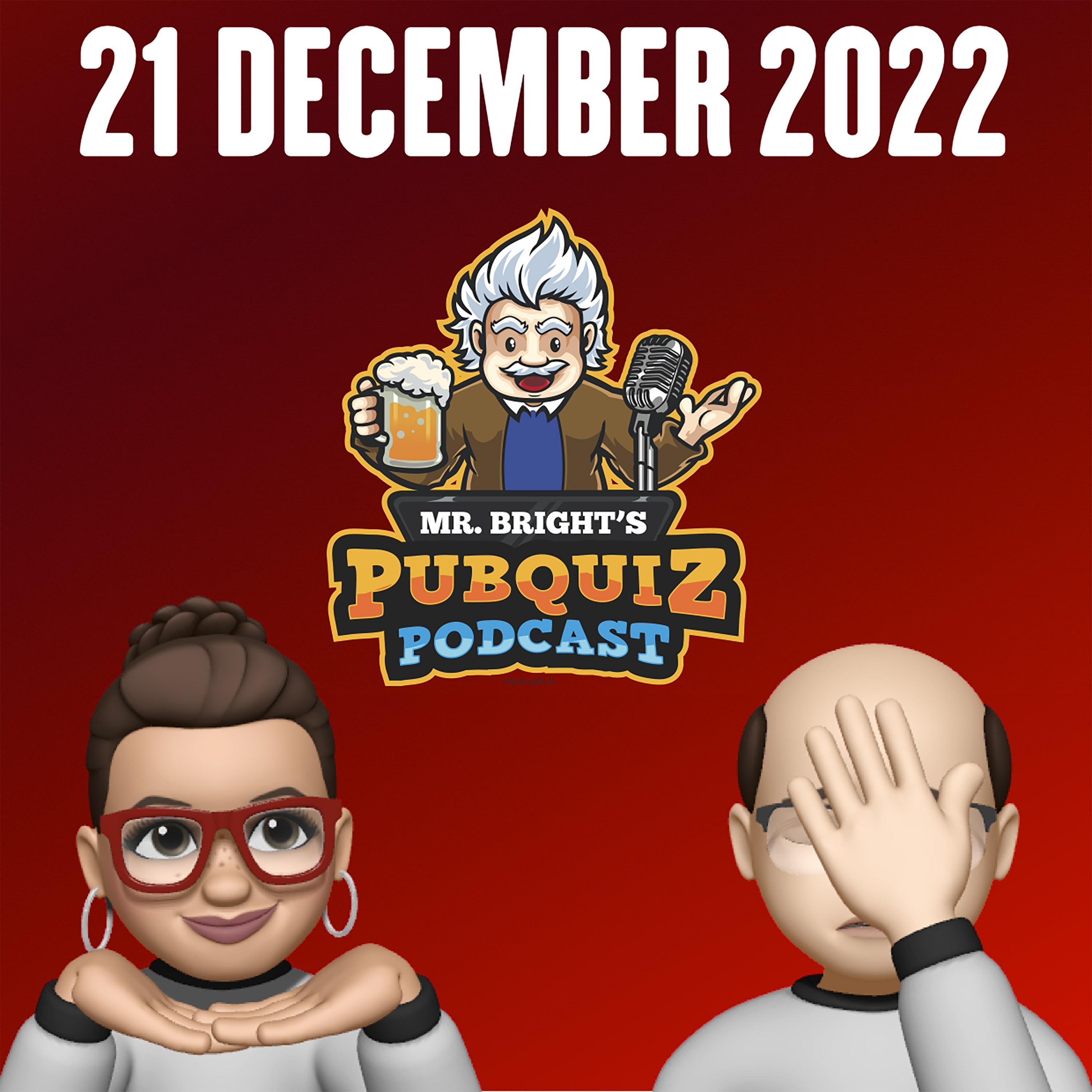 Pubquiz Podcast 21 december 2022 episode artwork