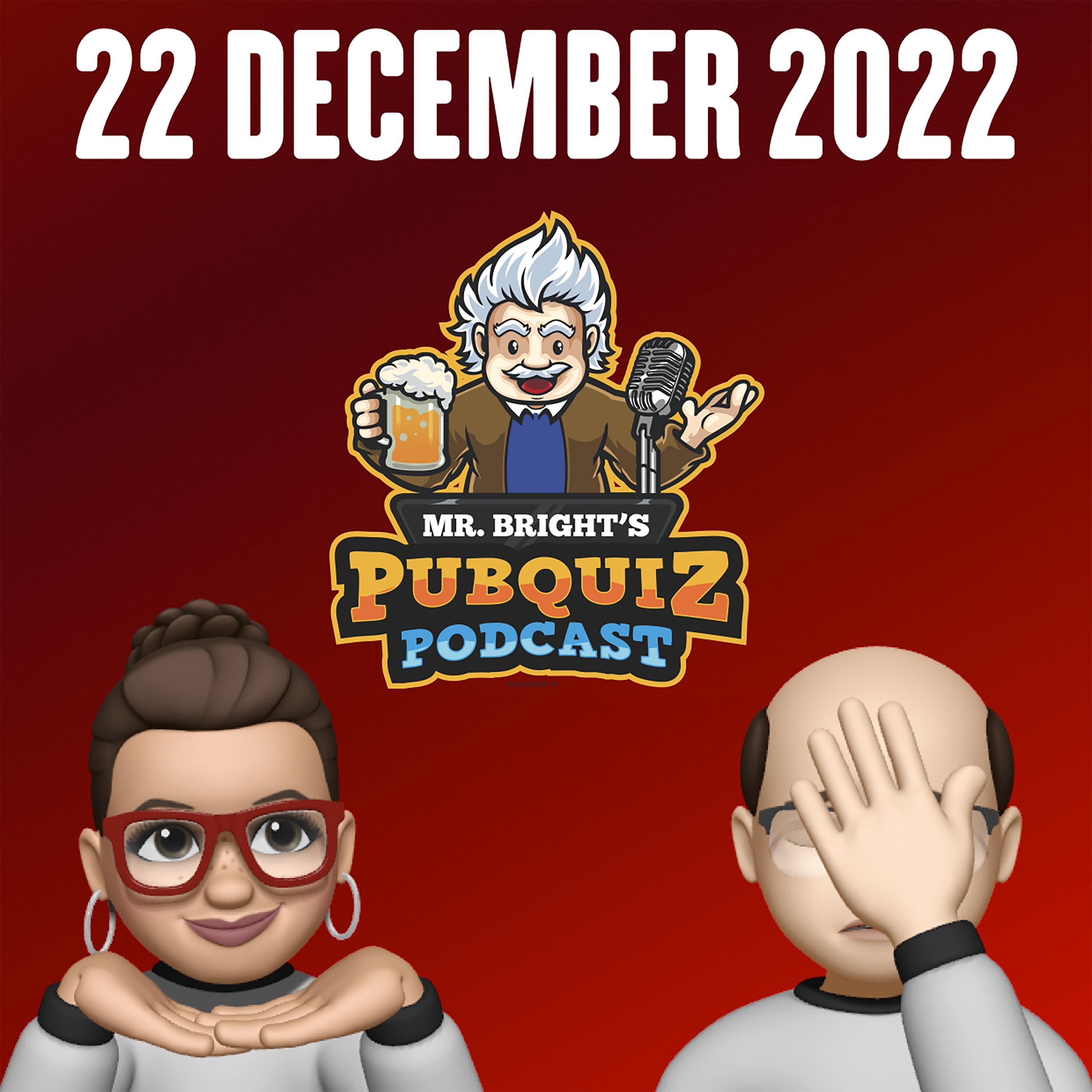 Pubquiz Podcast 22 december 2022 episode artwork