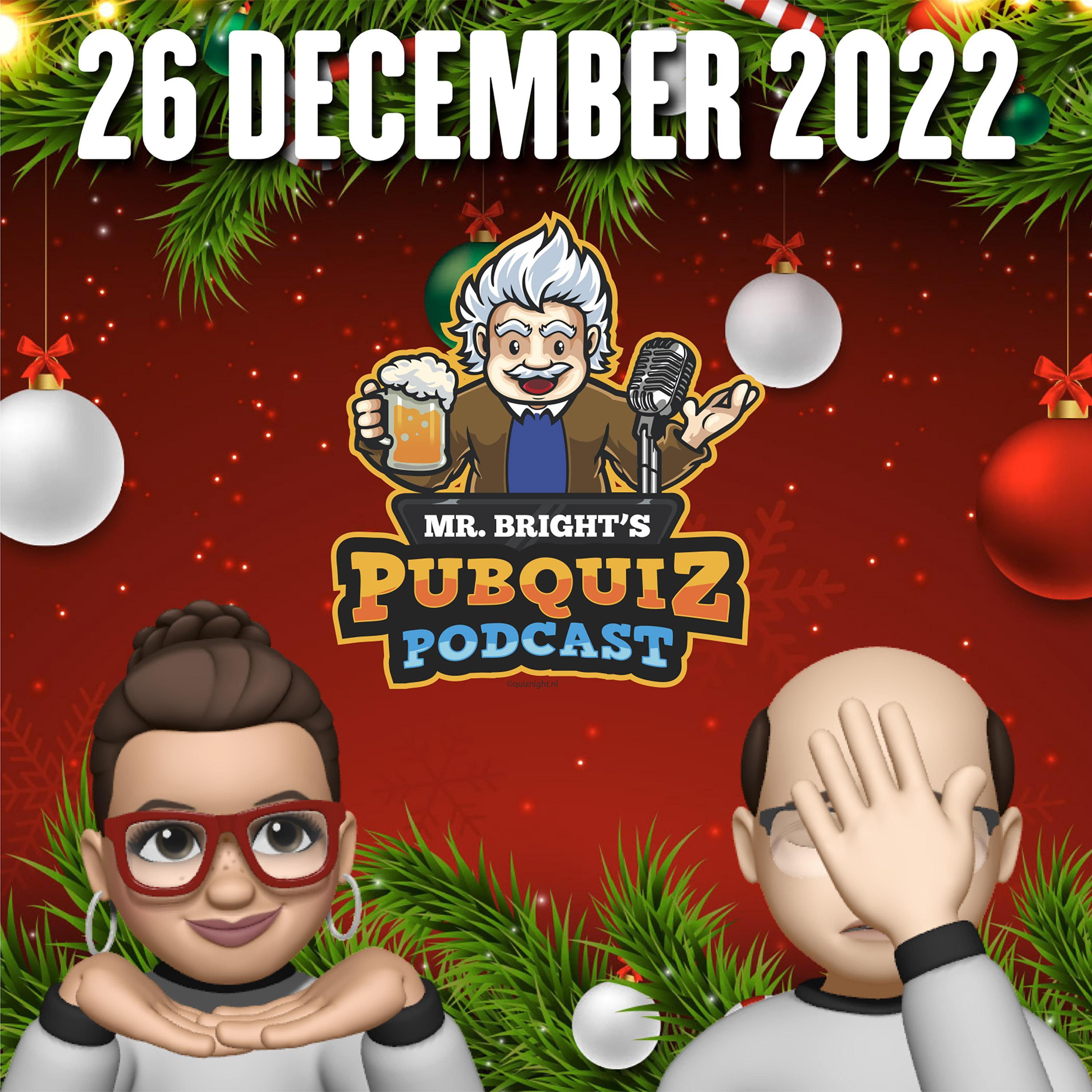 Pubquiz Podcast 26 december 2022 episode artwork