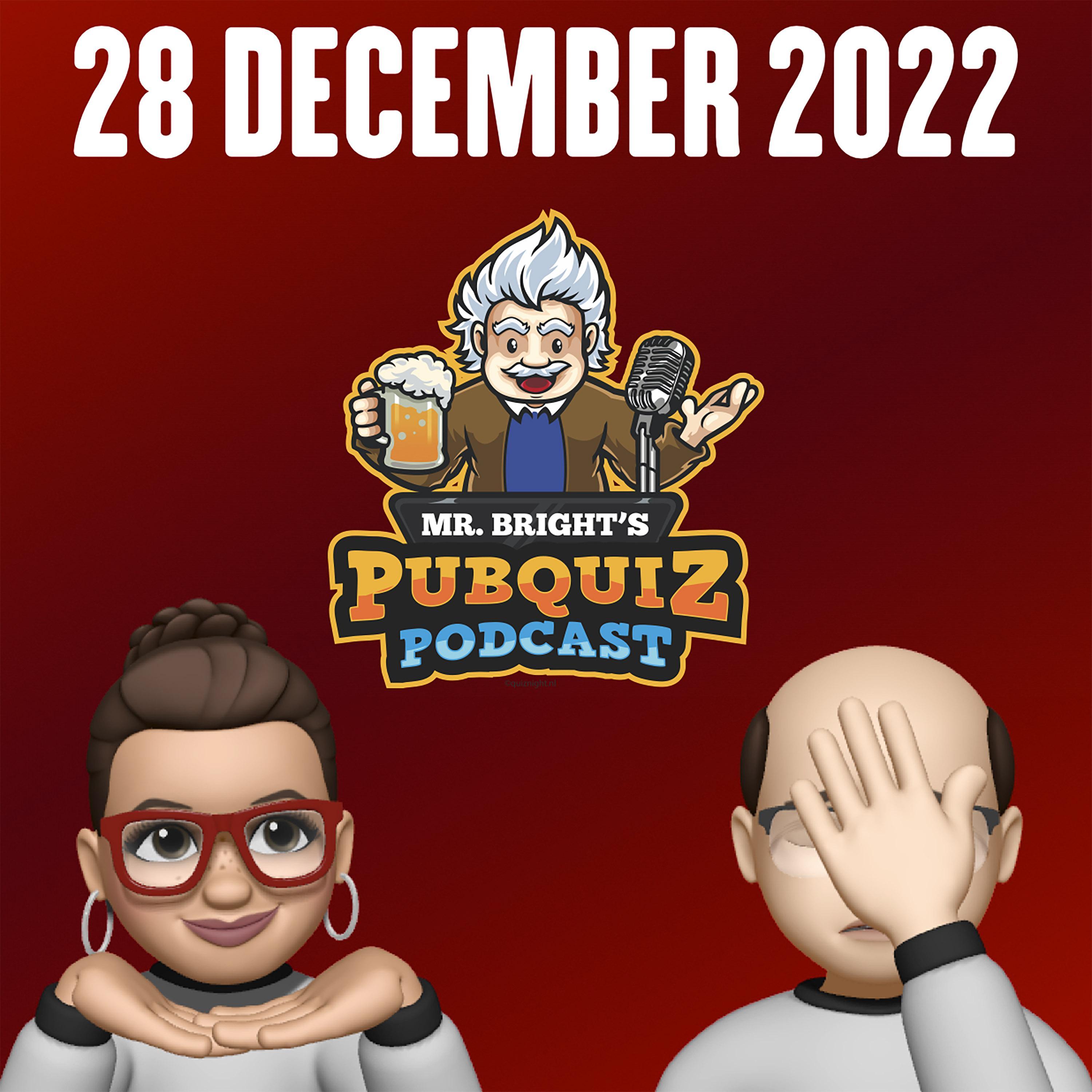 Pubquiz Podcast 28 december 2022 episode artwork