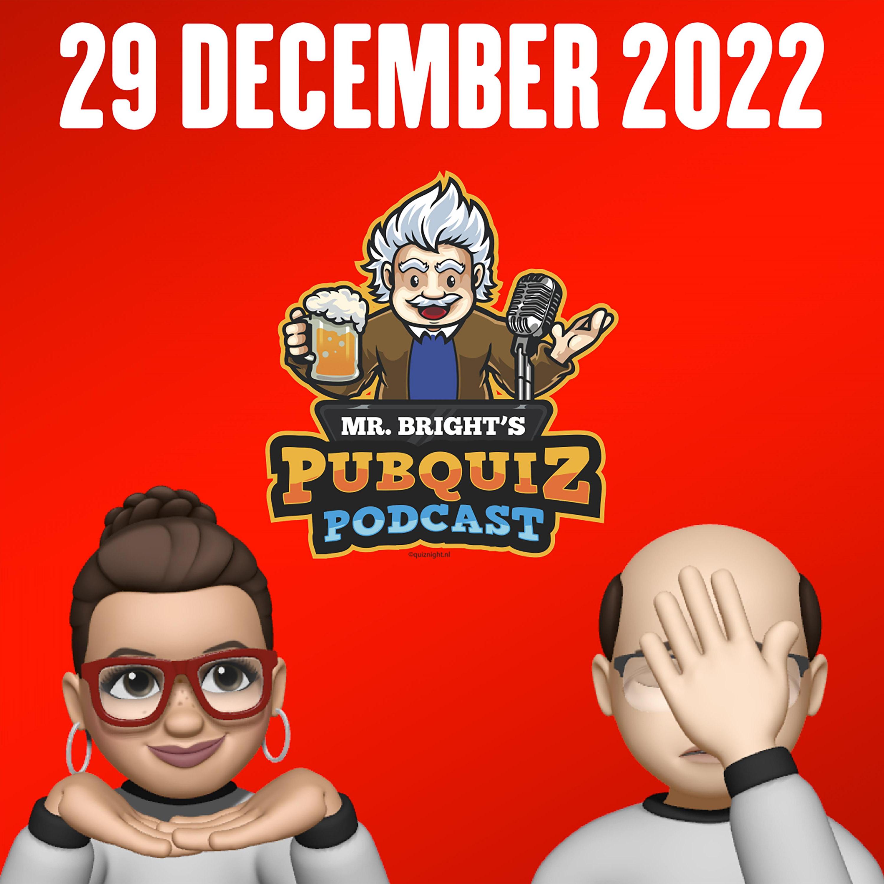 Pubquiz Podcast 29 december 2022 episode artwork