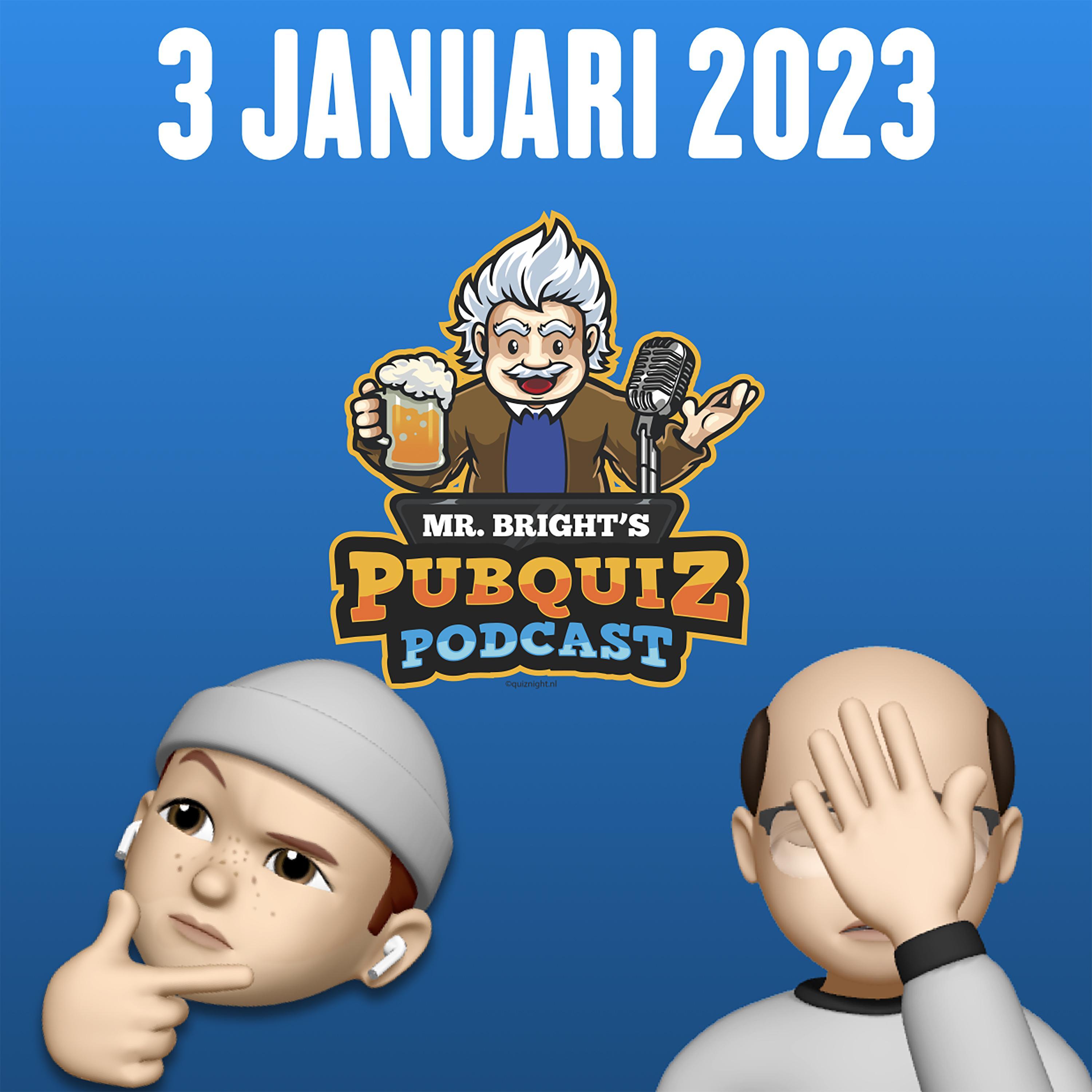 Pubquiz Podcast 3 januari 2023 episode artwork