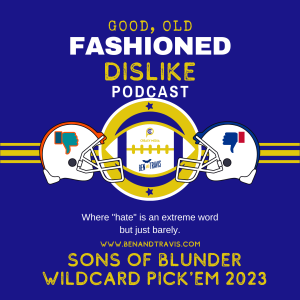 Sons of Blunder Wildcard Round Pick'em 2023