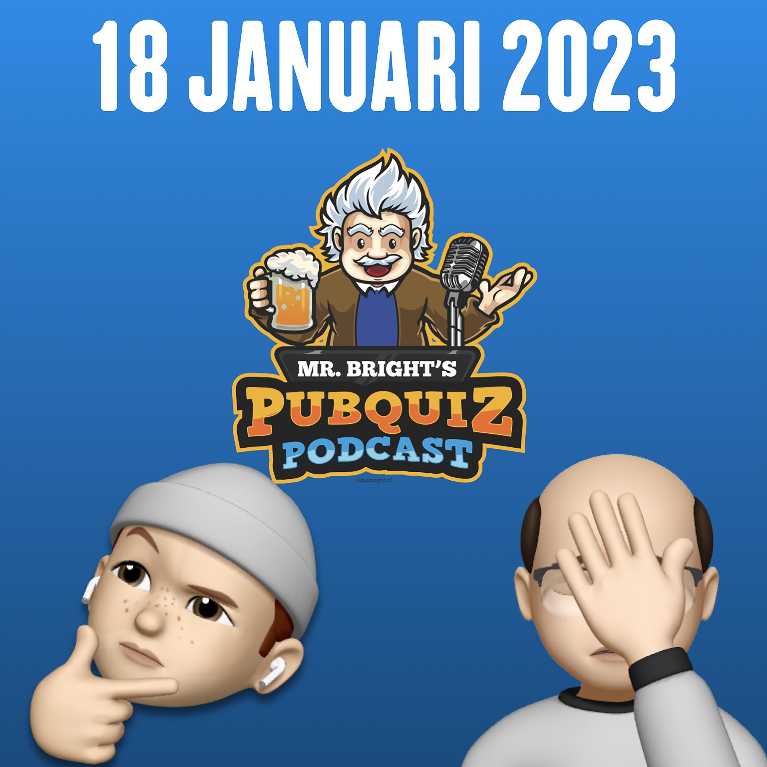 Pubquiz Podcast 18 januari 2023 episode artwork