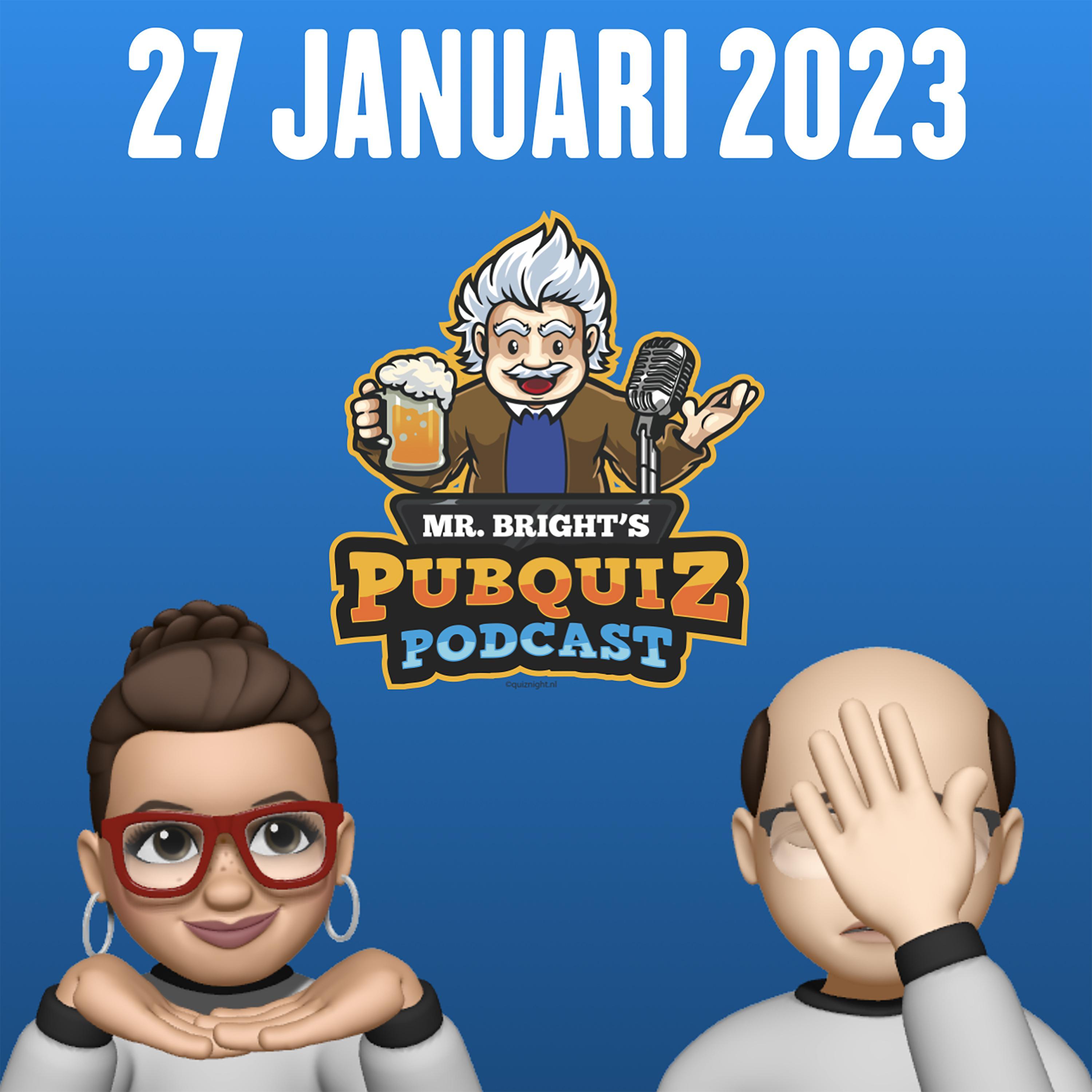 Pubquiz Podcast 27 januari 2023 episode artwork