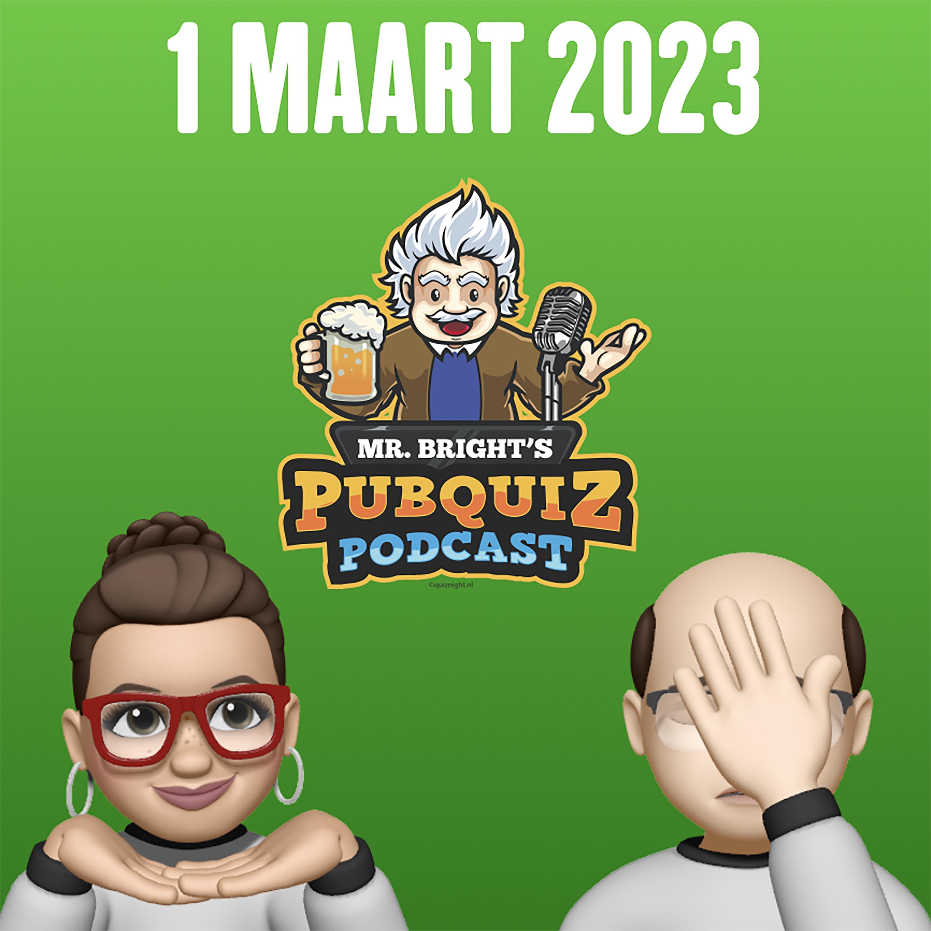 Pubquiz Podcast 1 maart 2023 episode artwork
