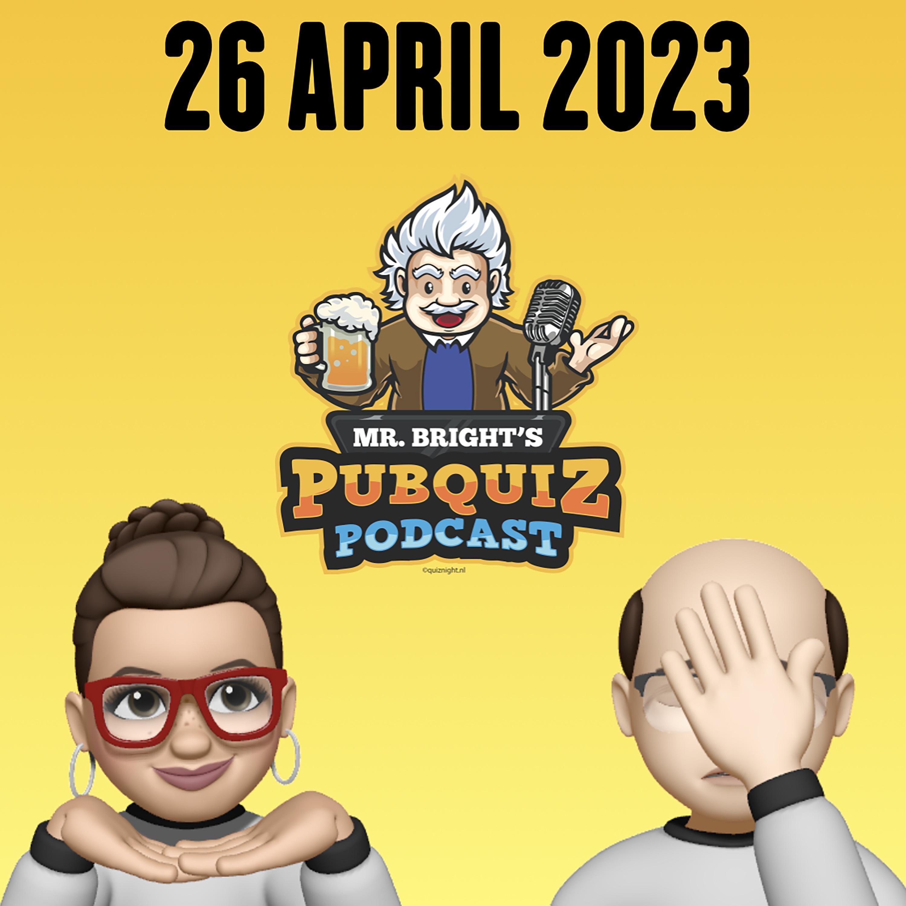 Pubquiz Podcast 26 april 2023 episode artwork
