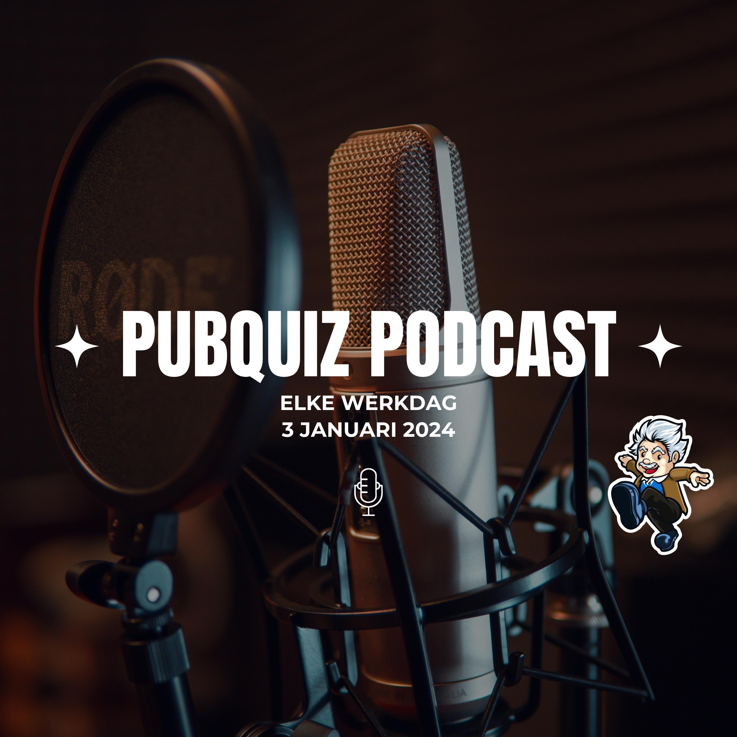 Pubquiz Podcast 4 januari 2024 episode artwork
