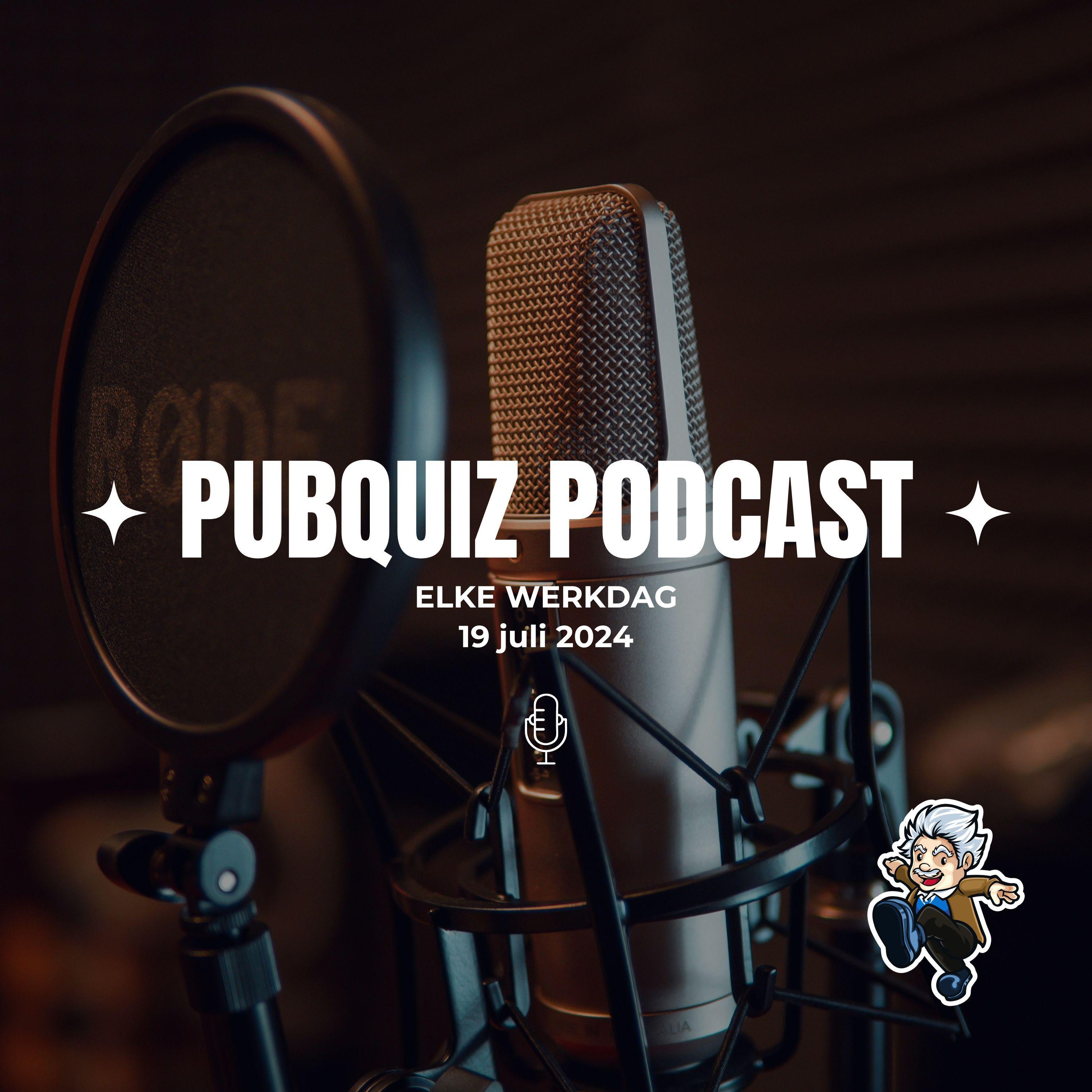 Pubquiz Podcast 19 juli 2024 episode artwork